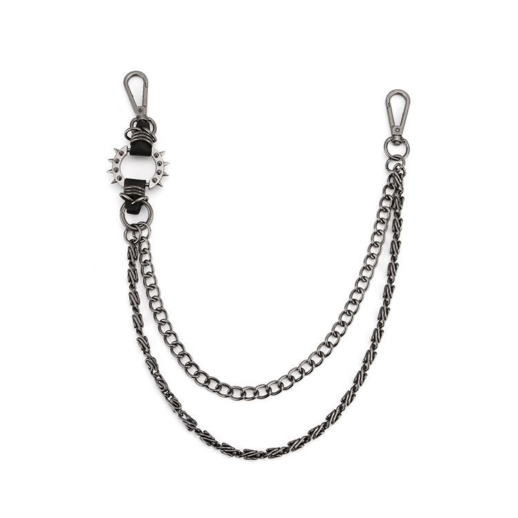 Jean × Vintage Punk Spiked Jeans Chain Accessories Size ONE SIZE - 1 Thumbnail