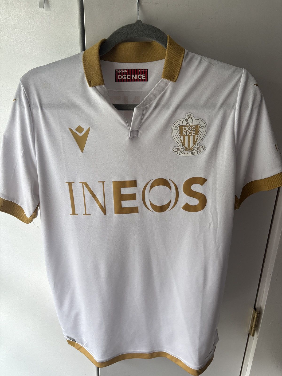 Macron OGC Nice third jersey Men's S Dante Size US S / EU 44-46 / 1 - 1 Thumbnail