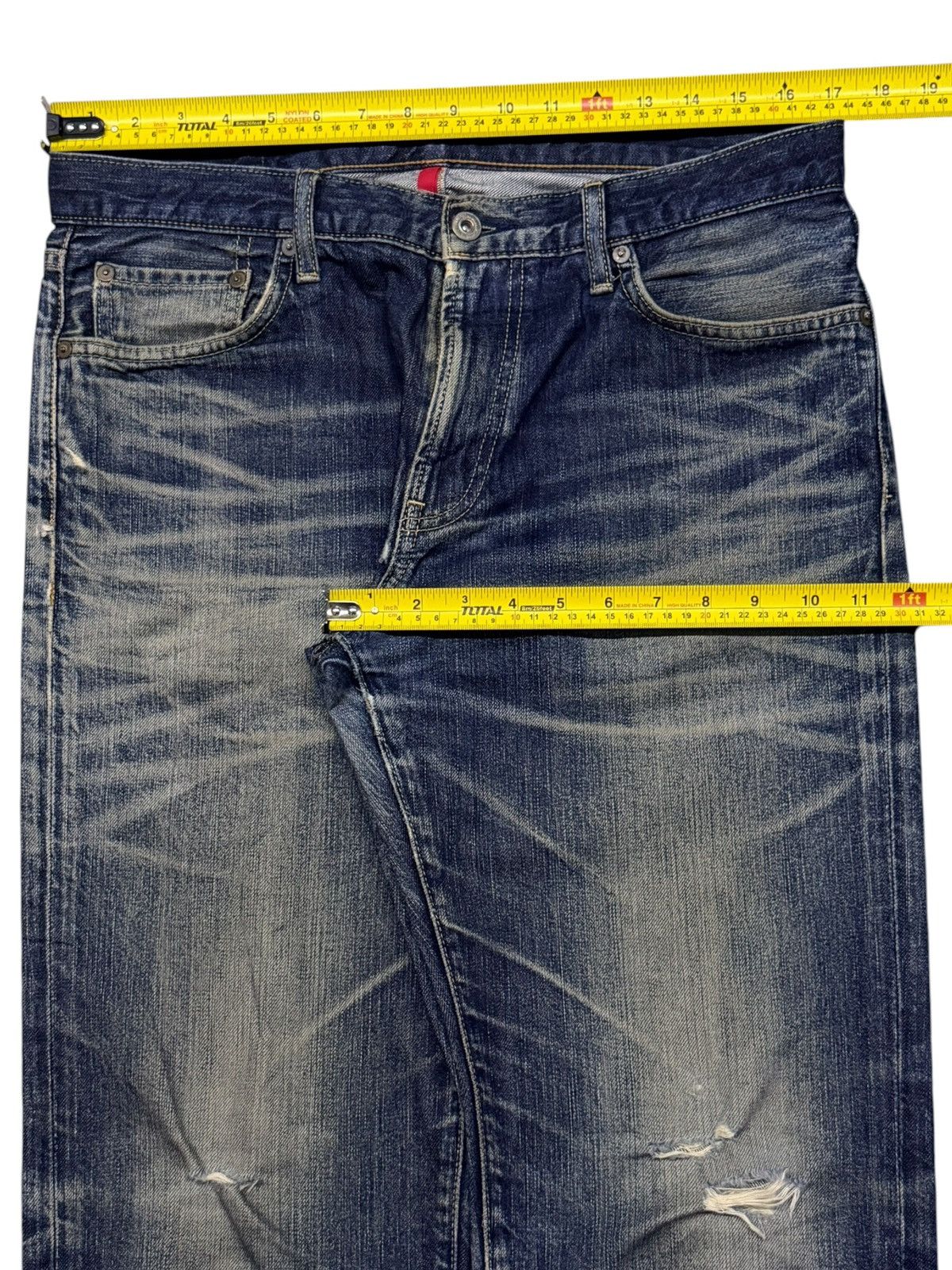 Uniqlo Vintage Uniqlo UJ S-002 Japan Denim Jeans | W34 Size US 34 / EU 50 - 15 Thumbnail