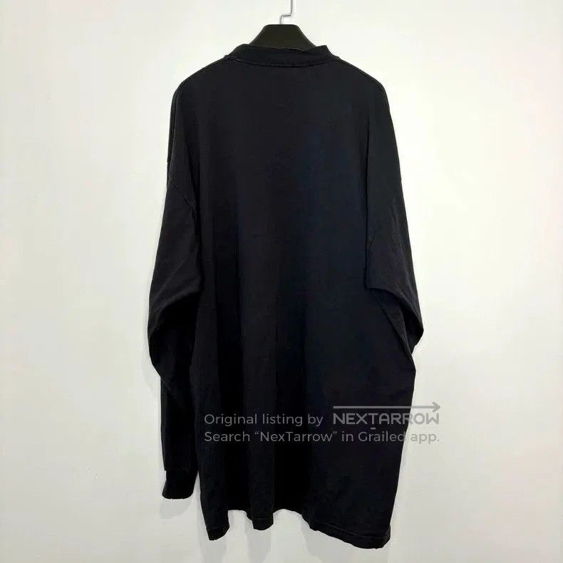 Balenciaga Balenciaga Be Kind Distressed Logo Longsleeve. Size US XXL / EU 58 / 5 - 2 Thumbnail