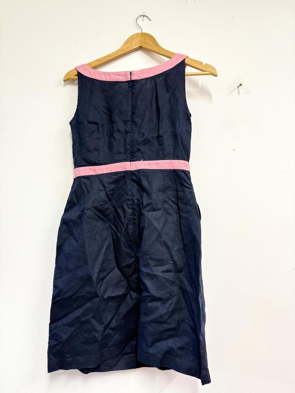 Ocean Pacific Navy Blue and Pink Sleeveless Dress UK 12P / US 8P Size M / US 6-8 / IT 42-44 - 4 Thumbnail
