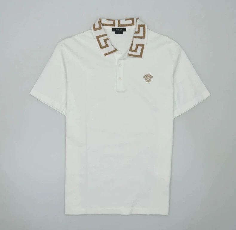 Other Versace Printed half-sleeved polo shirt Size US XXL / EU 58 / 5 - 1 Thumbnail