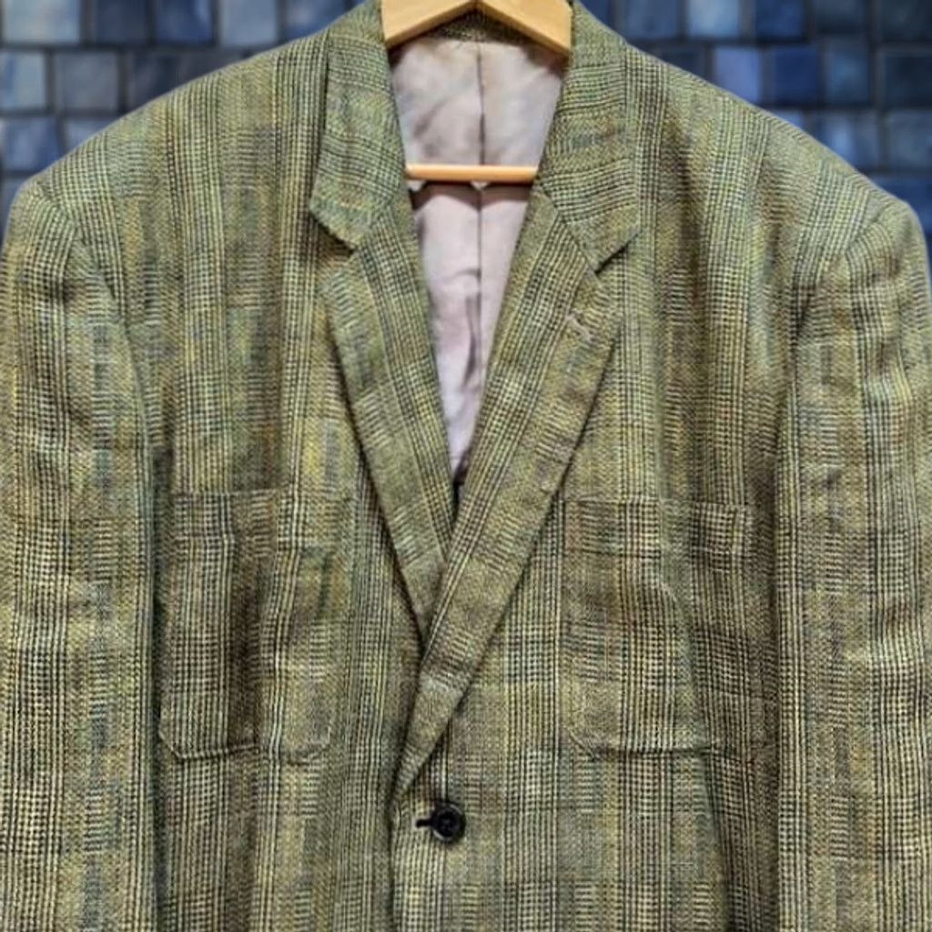 Yohji Yamamoto Yohji Yamamoto Linen Tailored Jacket M Green Men’s Jacket Tailored Jacket 80s Y's for men"} Size US M / EU 48-50 / 2 - 1 Thumbnail