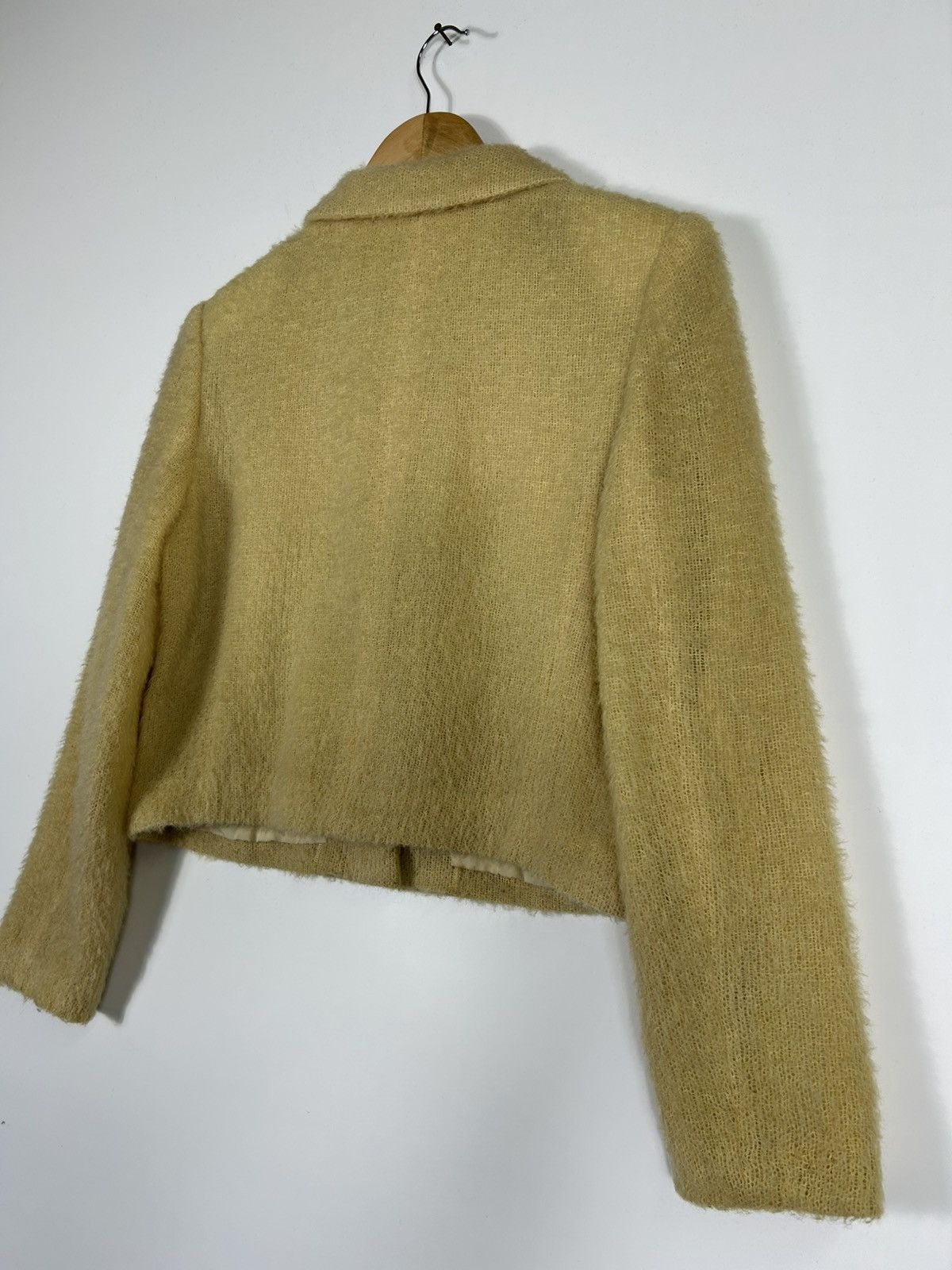 Balenciaga 🔥Vintage Luxury Balenciaga Mohair Button Cropped Jacket Size XS / US 0-2 / IT 36-38 - 13 Thumbnail