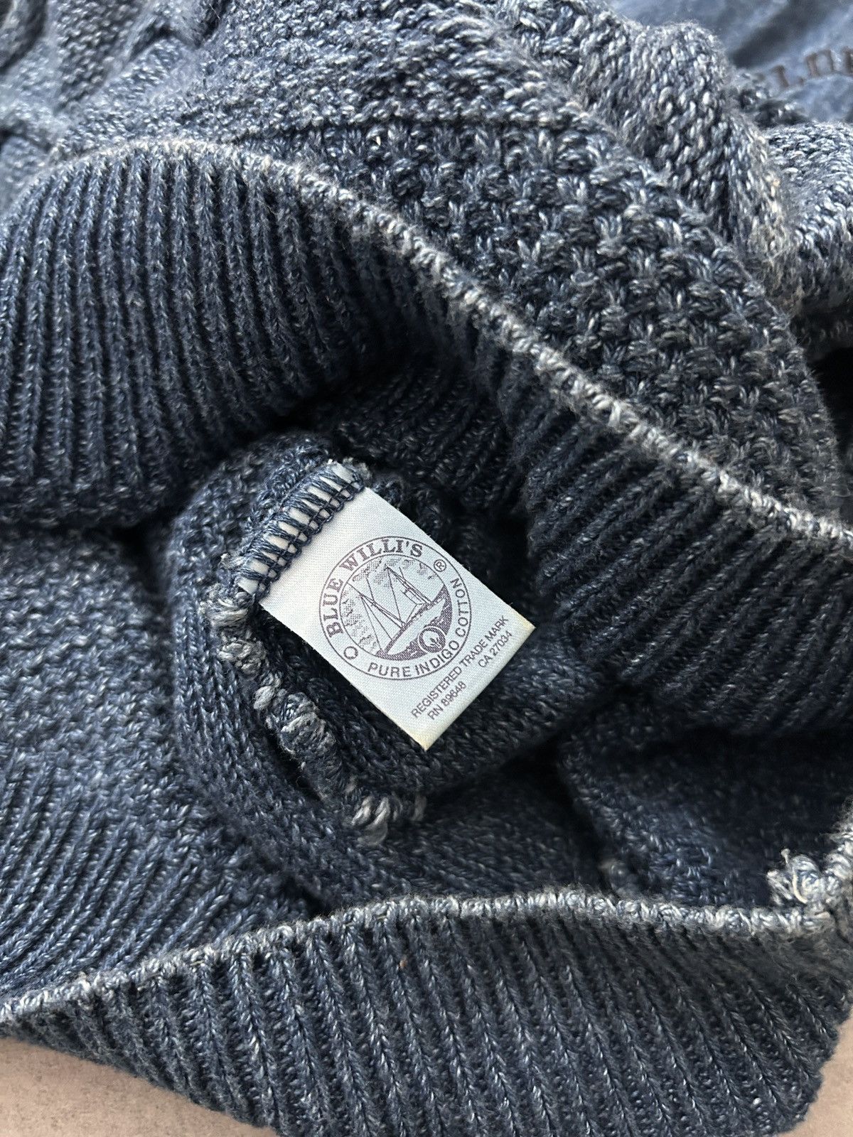 Vintage Vintage Blue Willies knit blue sweaters mens denmark Size US M / EU 48-50 / 2 - 6 Thumbnail