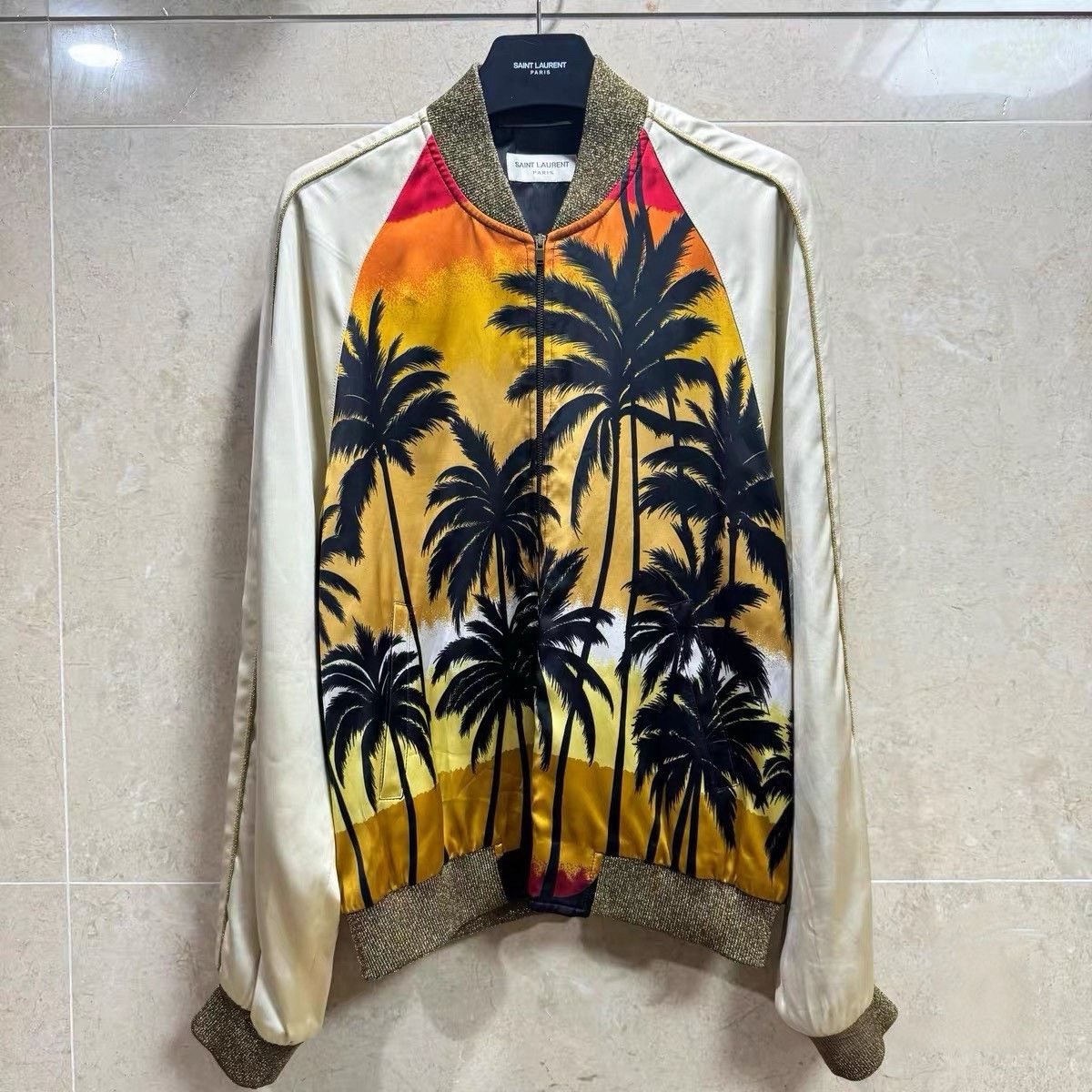 Saint Laurent Paris Saint Laurent 16SS Palm Tree Jacket Size US S / EU 44-46 / 1 - 1 Thumbnail