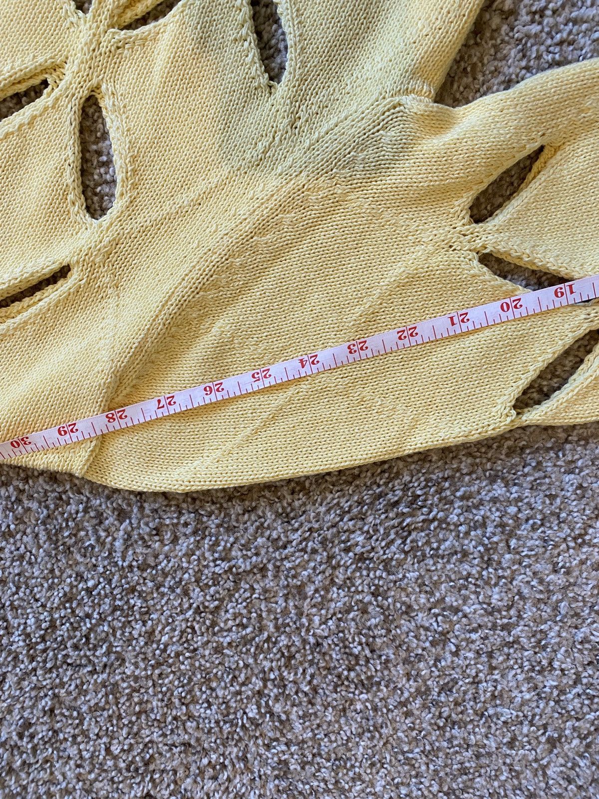 Stefan Cooke Stefan Cooke Yellow Slashed knitwear Size US L / EU 52-54 / 3 - 10 Thumbnail