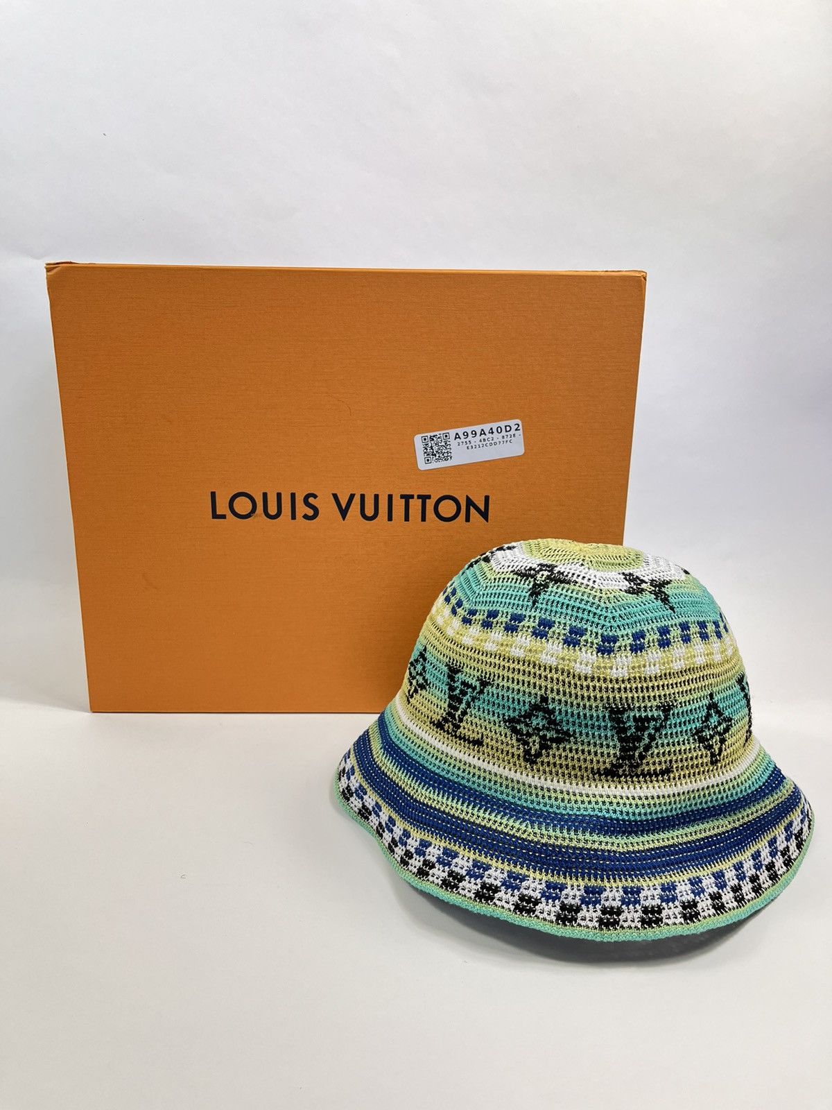 Louis Vuitton LV CROCHET STRIPE BUCKET HAT Size ONE SIZE - 10 Thumbnail