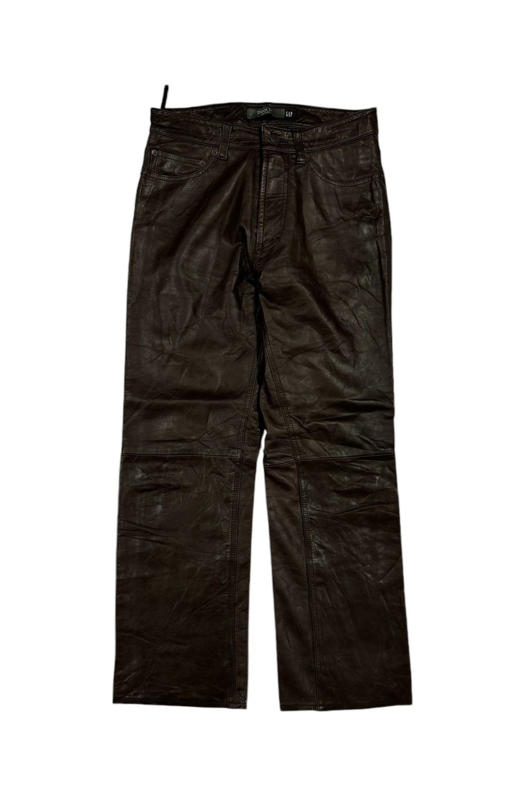 OLD GAP bootcut leather pants カニエウェスト着用 OLD GAP bootcut leather pants カニエウェスト着用 - メルカリ