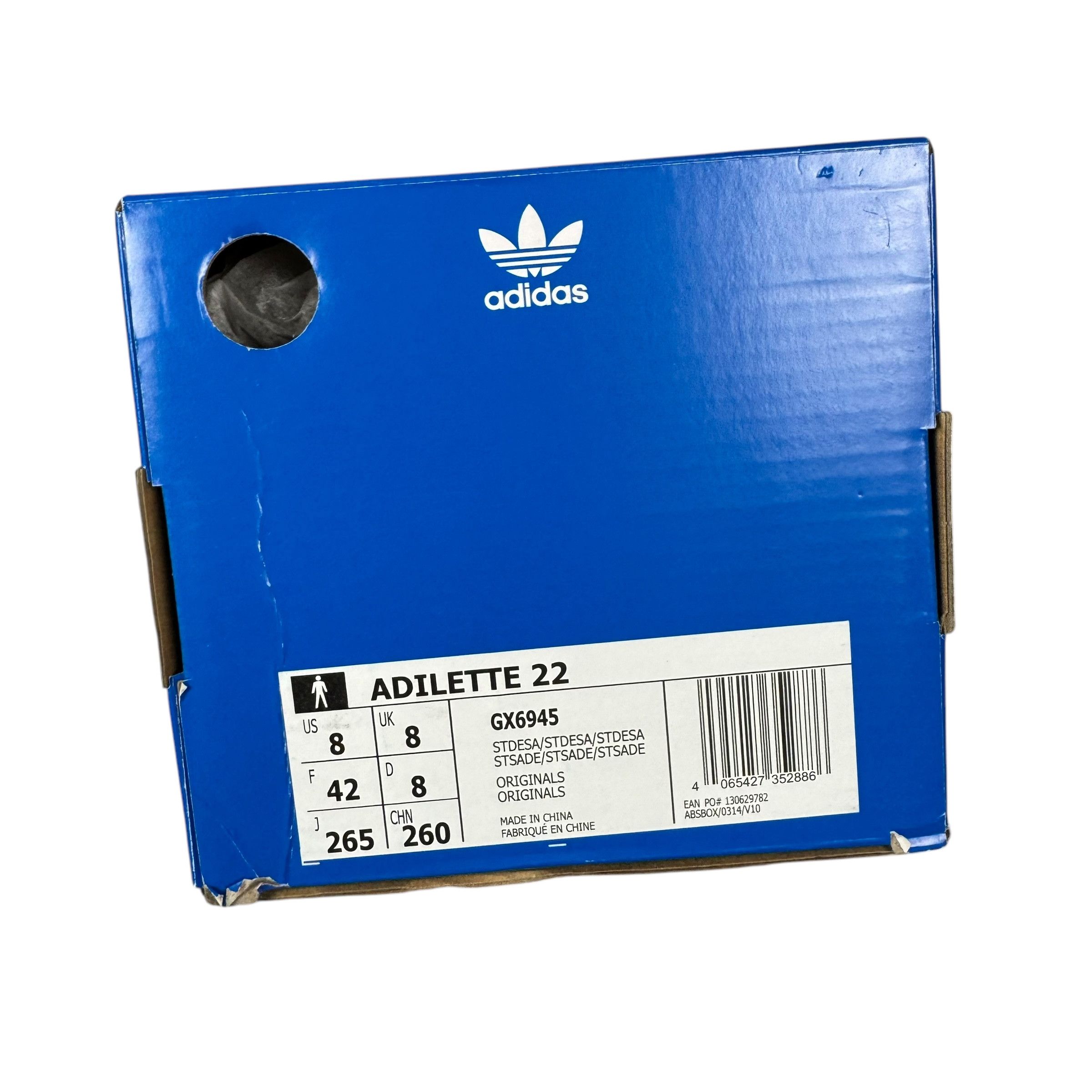 Adidas Adidas Adilette GX6945 Men's Casual Slip On Slide Sandals 8 Size US 8 / EU 41 - 5 Thumbnail