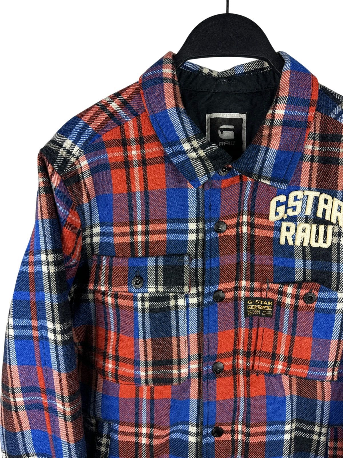 G-Star G-Star Raw Forest Quilted Overshirt L/S Acrylic Wool Jacket Size US L / EU 52-54 / 3 - 2 Thumbnail