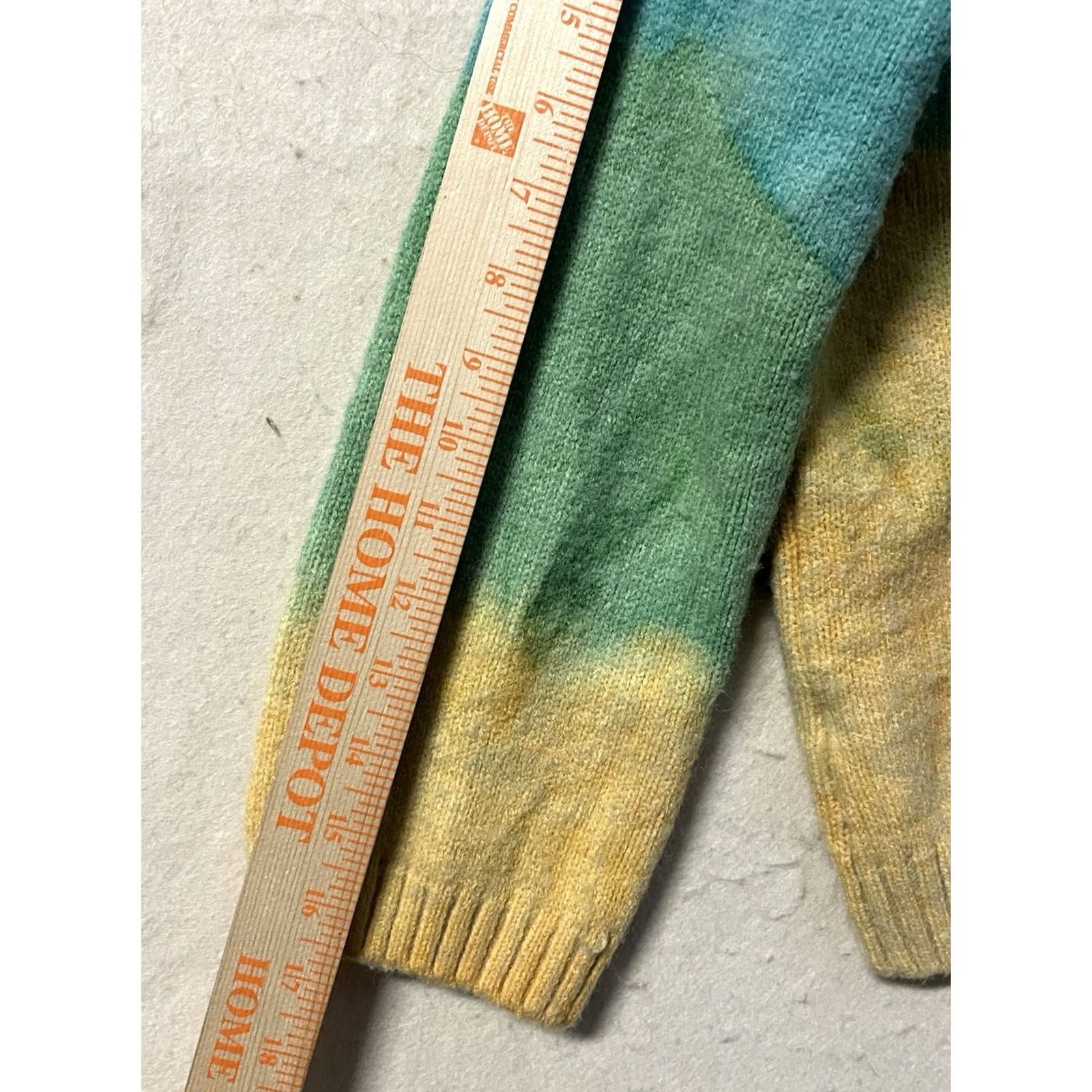 PRINCESS POLLY Princess Polly Womens Tie Dye Pullover Crew Sweater XS Multicolor Hippie Boho Knit Long Sleeve Mock Neck Casual Size XS / US 0-2 / IT 36-38 - 5 Thumbnail
