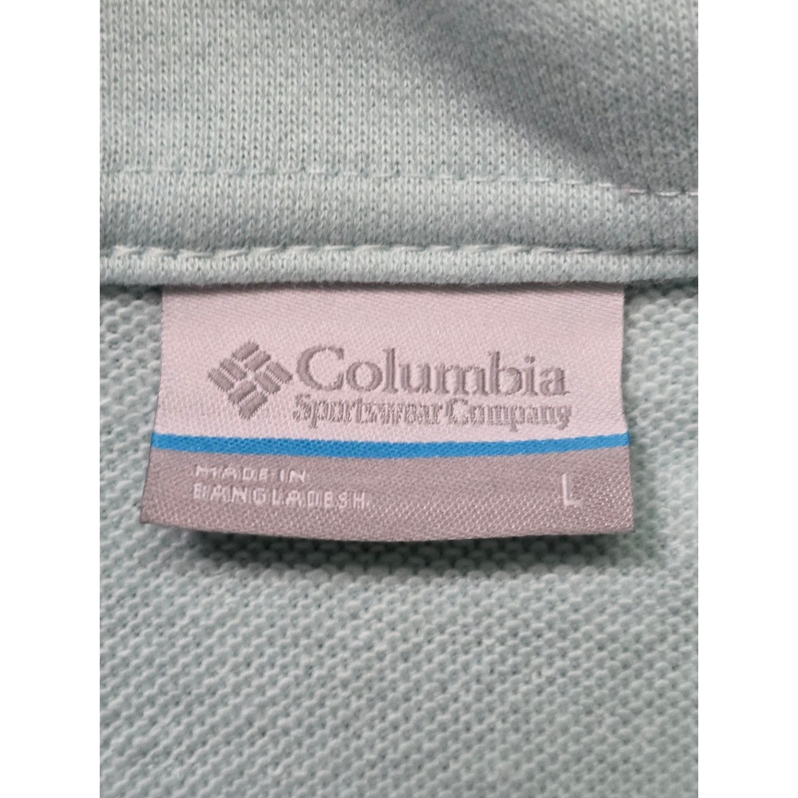 Columbia Columbia Sportswear Women’s Sweater L Mint Mid-Zip Pullover Size L / US 10 / IT 46 - 3 Thumbnail