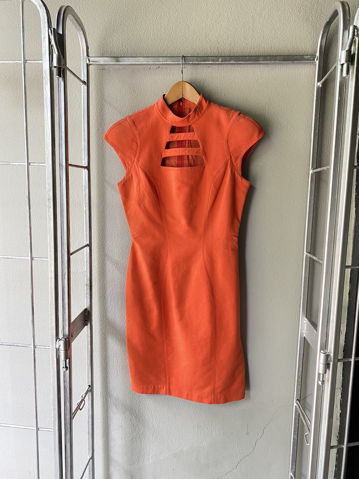 Thierry Mugler Thierry Mugler orange dress Size S / US 4 / IT 40 - 14 Thumbnail