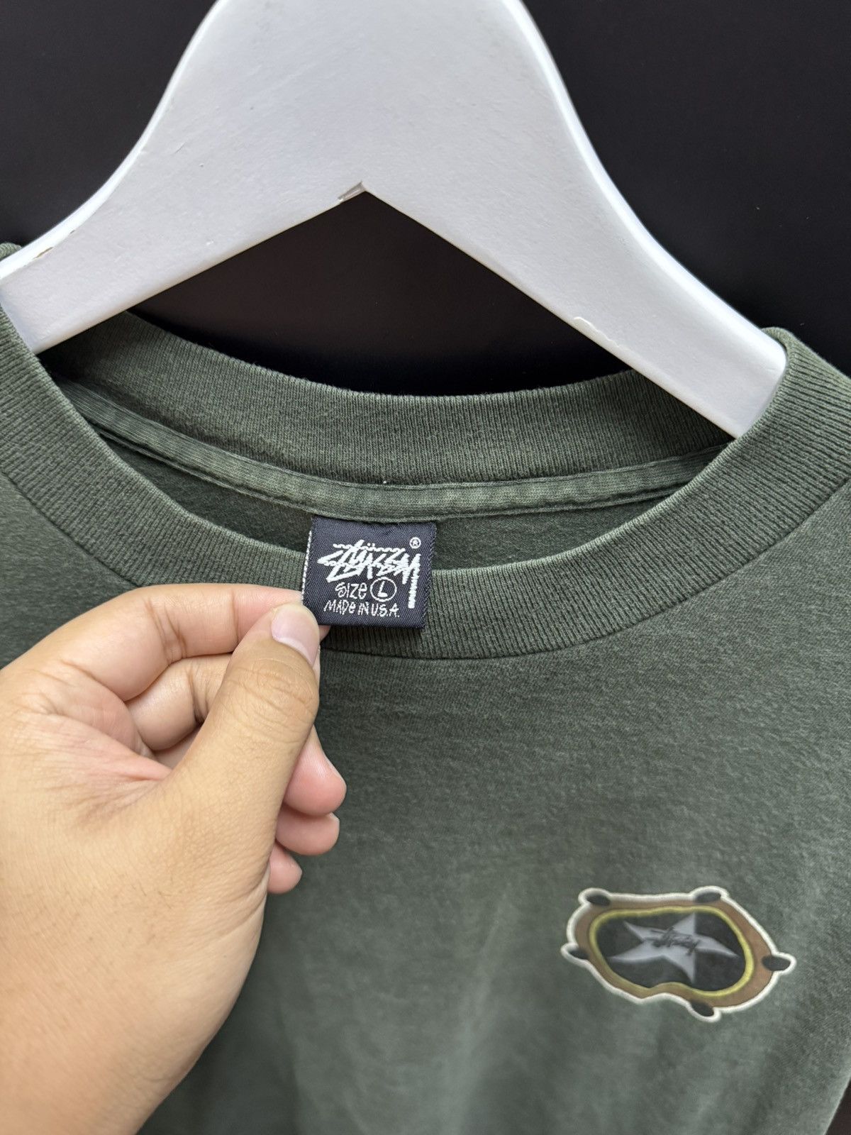 Stussy × Vintage Vintage 80s Stussy Star Old Logo by Shawn Stussy VERY RARE Size US L / EU 52-54 / 3 - 3 Thumbnail