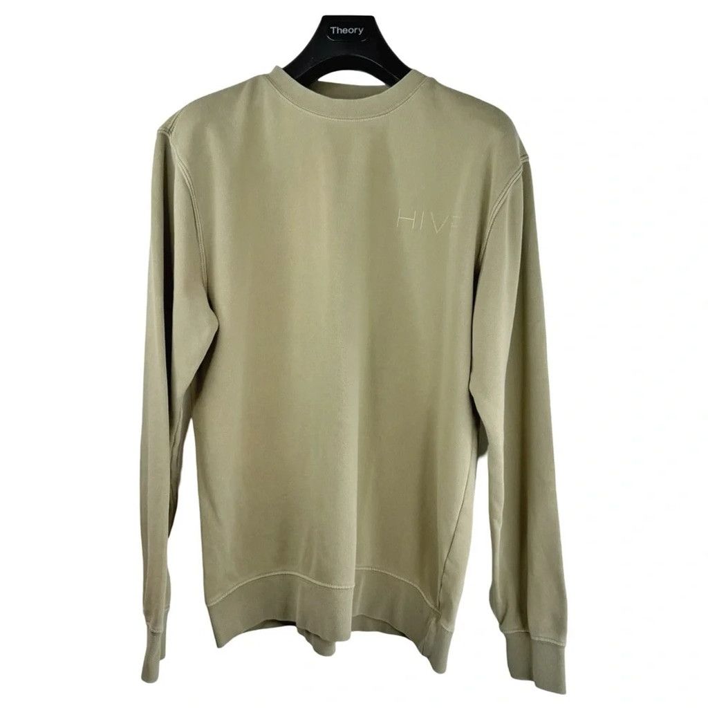 Independent Trading Co. BEAUTYBEEZ Women's Olive Green Sweatshirt Rose Gold Logos M Size M / US 6-8 / IT 42-44 - 4 Thumbnail