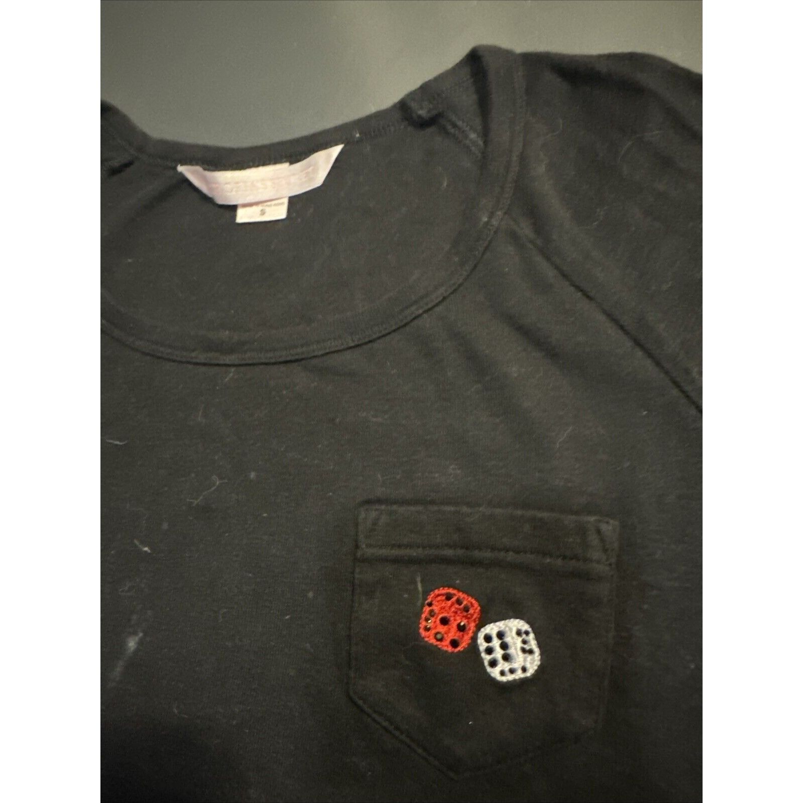 Victoria's Secret Victoria’s Secret Pair of Dice Pocket Tee STAIN Size Small V Size S / US 4 / IT 40 - 7 Thumbnail