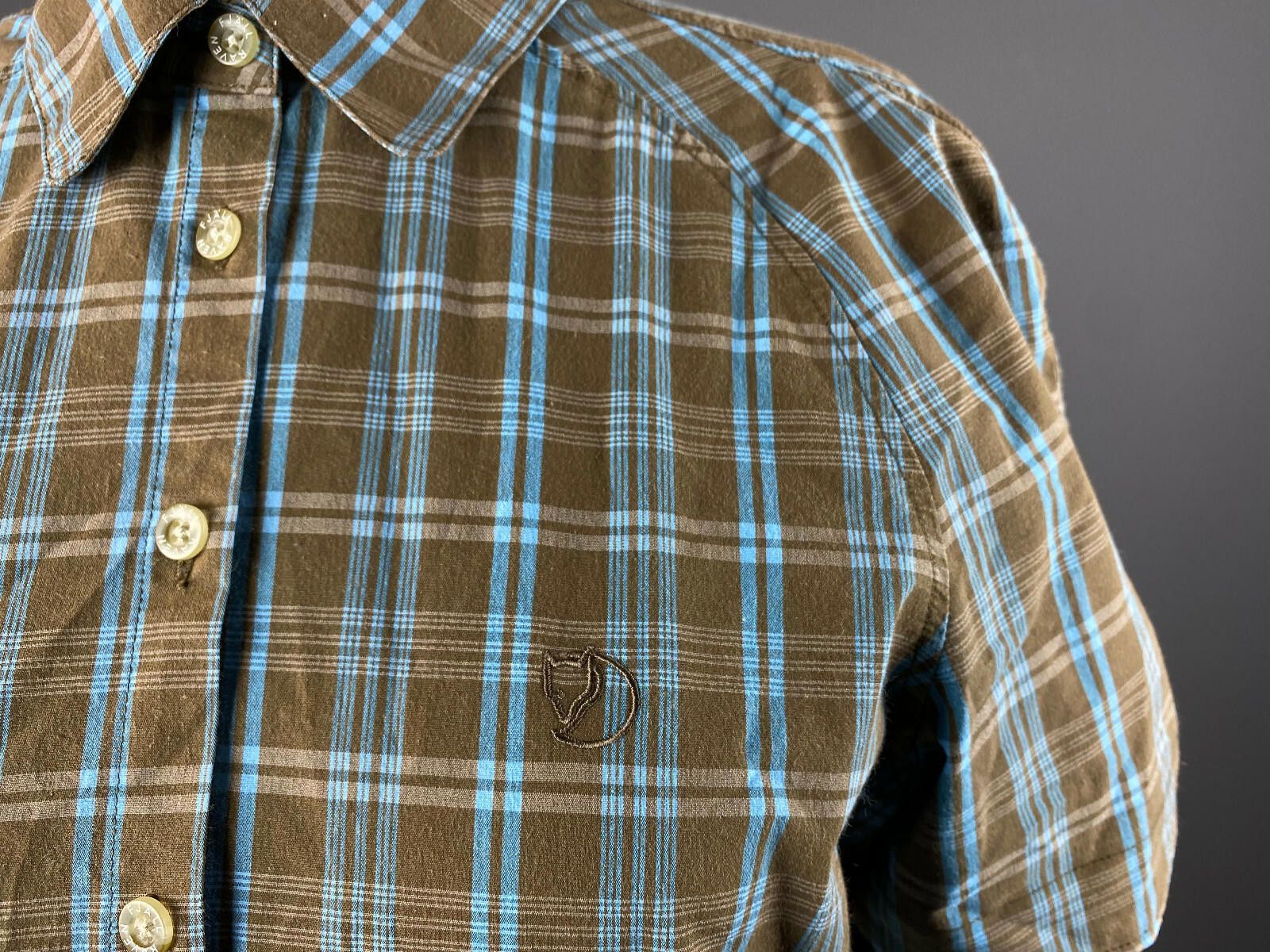 Fjallraven Ladies Fjall Raven Multicolor Check Button Up Shirt Size L Size L / US 10 / IT 46 - 3 Thumbnail