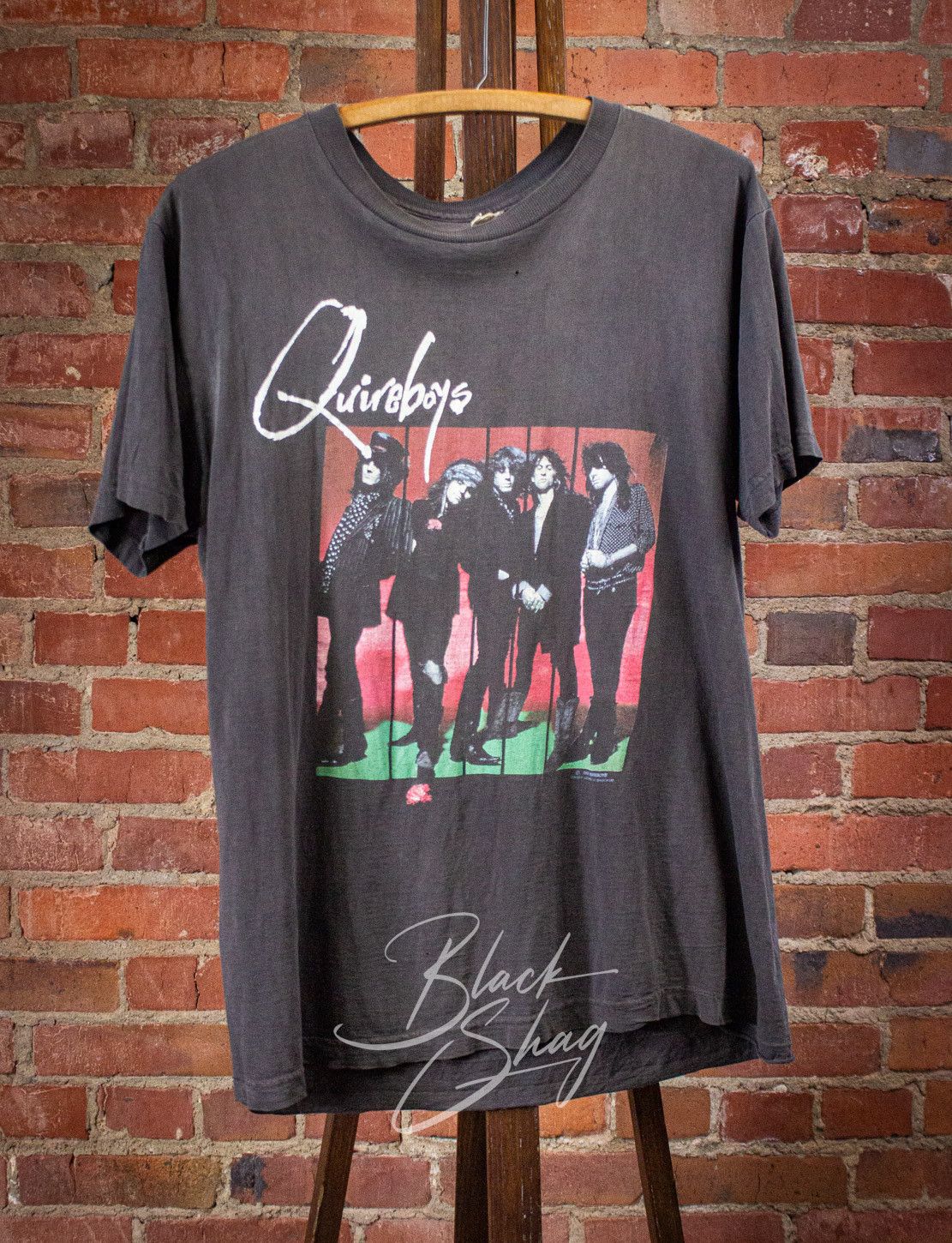 Band Tees Vintage London Quireboys Tour Concert T Shirt 1990 Size US L / EU 52-54 / 3 - 1 Thumbnail