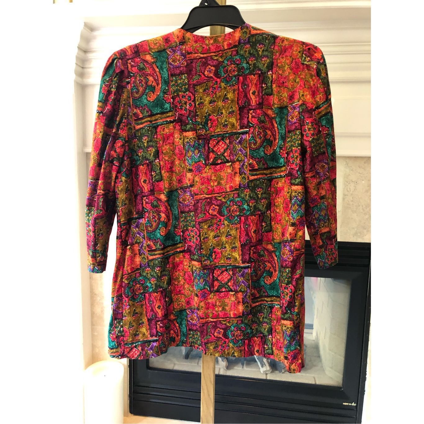 Other T. F. Women’s Orange and Red Floral Paisley Design 3/4 Sleev Size L / US 10 / IT 46 - 2 Thumbnail