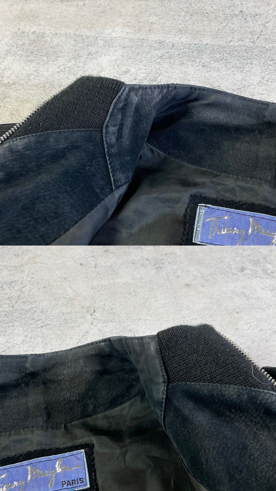 Thierry Mugler × Vintage 80’s-90’s THIERRY MUGLER ARCHIVE CROPPED BOMBER JACKET Size M / US 6-8 / IT 42-44 - 21 Thumbnail