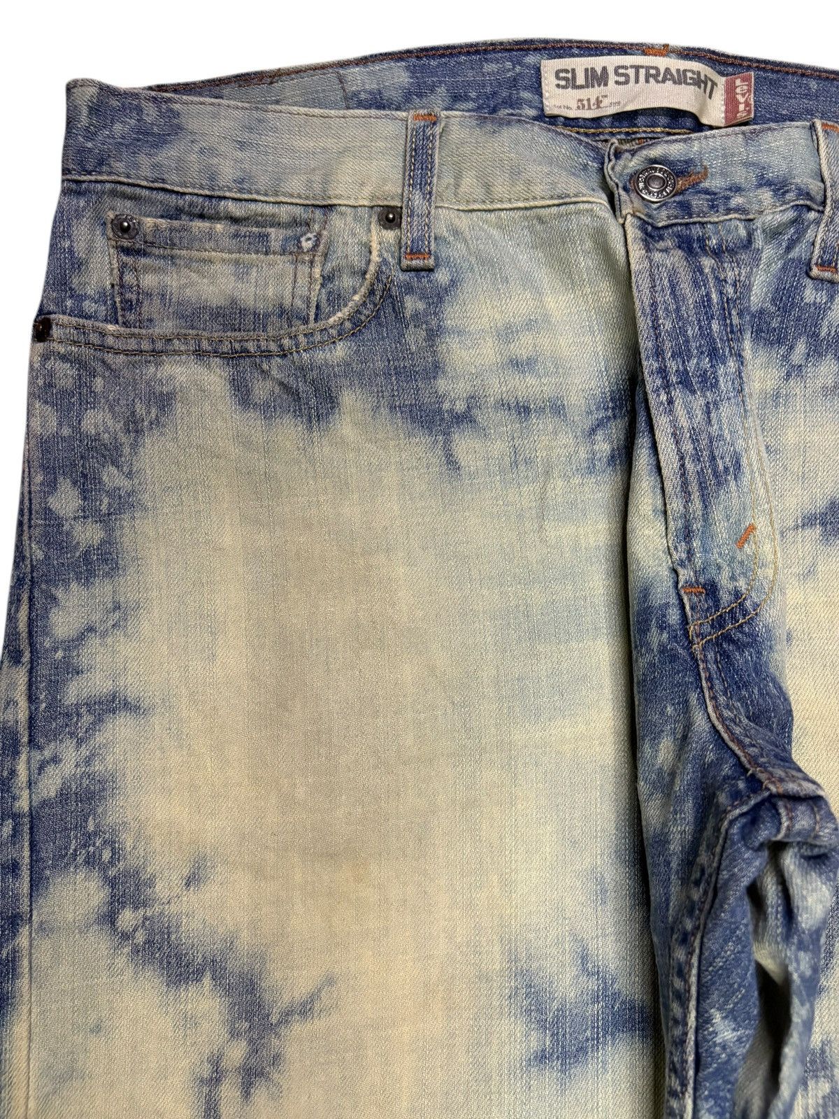 Levi's Vintage 90s Levis 514 Bleached Distressed Loose Jean Shorts Size US 35 - 5 Thumbnail