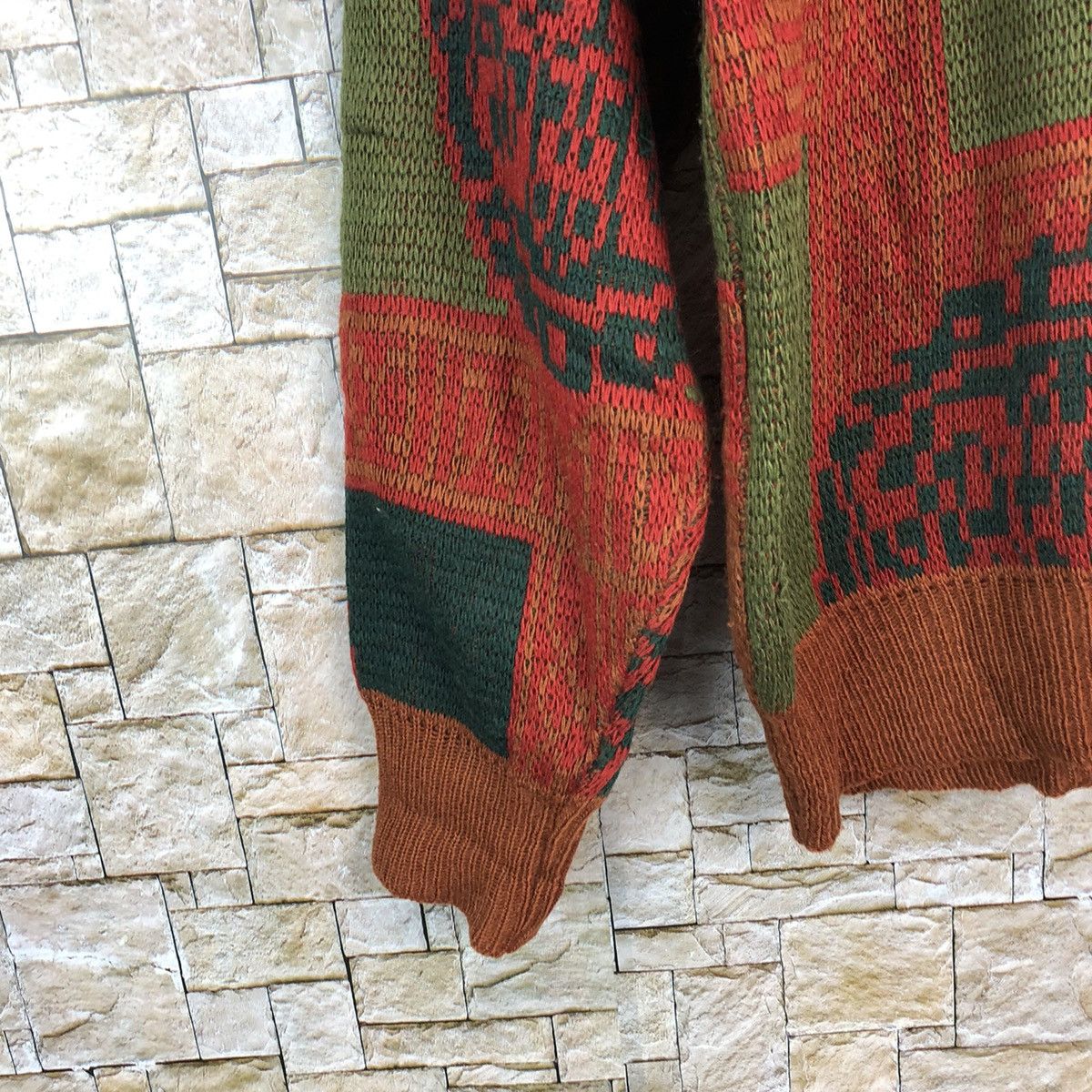 Homespun Knitwear Catax Orange art vintage japan sweatshirt Knitwear #A692 Size US M / EU 48-50 / 2 - 7 Thumbnail