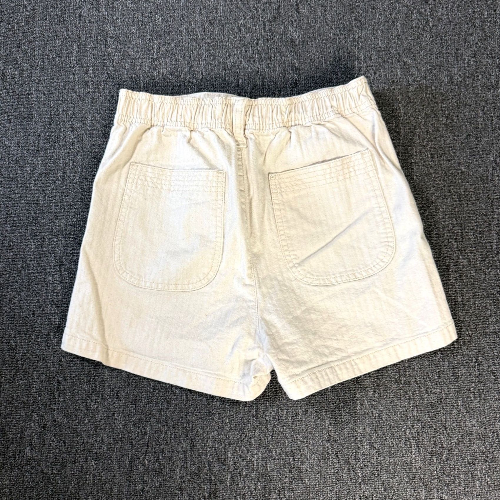 Madewell VINTAGE Madewell White Camp Shorts Cotton Womens XS High-Waisted Pocket Size 26" / US 2 / IT 38 - 2 Thumbnail