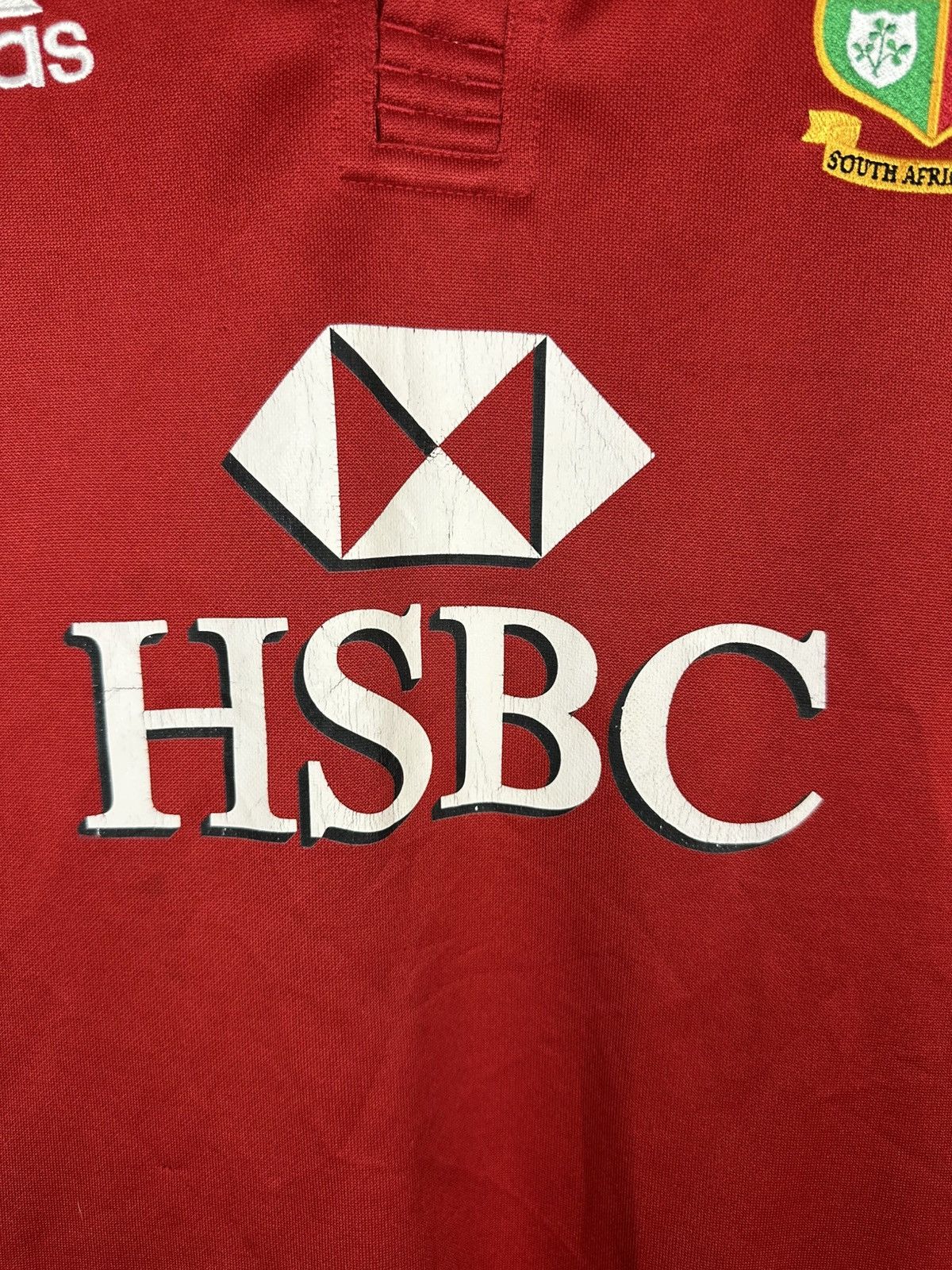 Adidas BRITISH LIONS SOUTH AFRICA 2009 rugby union shirt jersey Size US L / EU 52-54 / 3 - 2 Thumbnail
