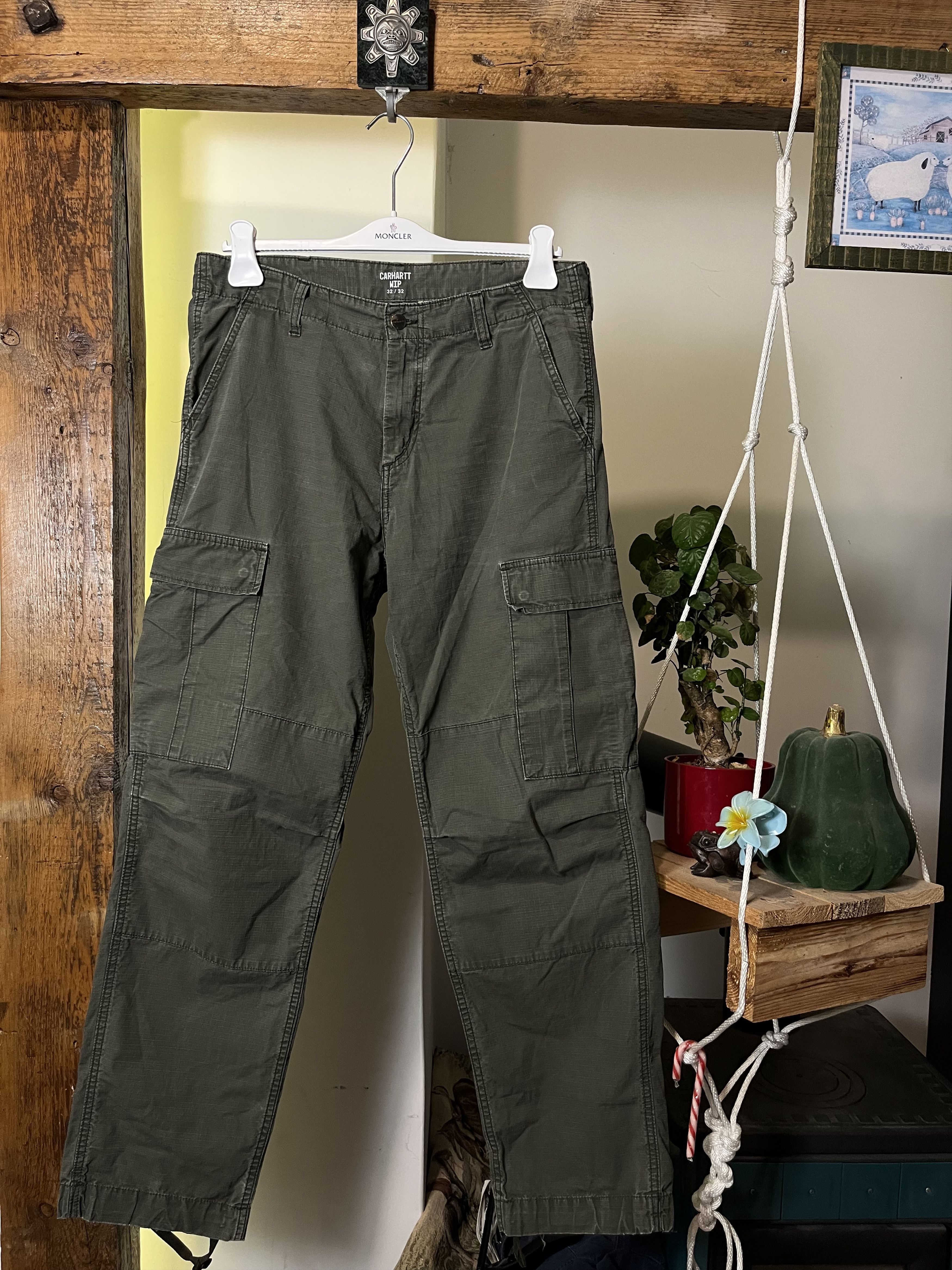Carhartt × Vintage Vintage Carhartt Double Knee Cargo Pants 32x32 Size US 32 / EU 48 - 1 Thumbnail