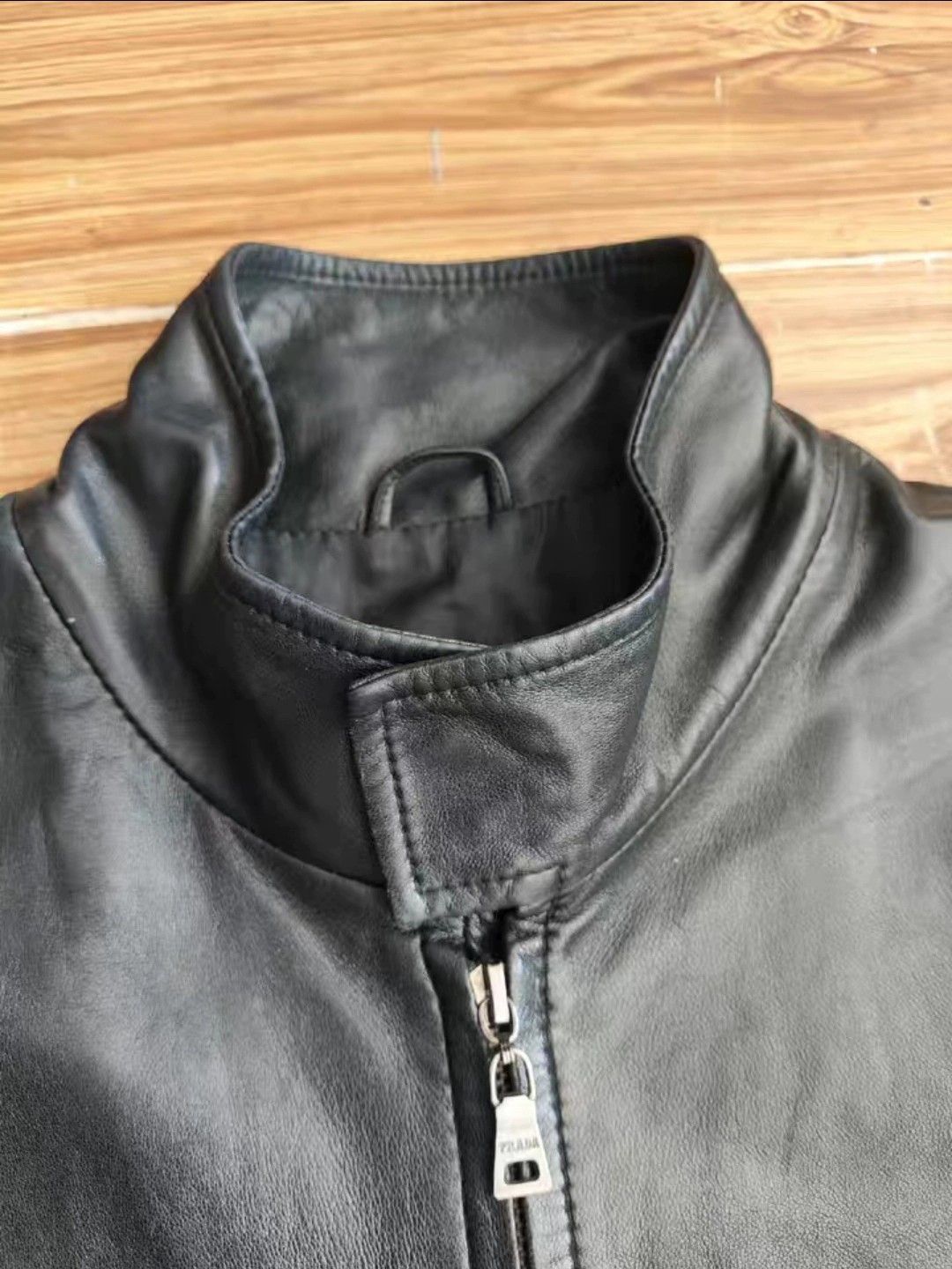 Prada 90s Archive prada sport gore-tex lining leather jacket Size US M / EU 48-50 / 2 - 3 Thumbnail