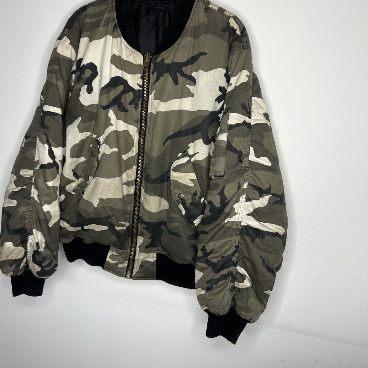Vintage MA 1 FLYERS ARMY BOMBER JACKET TRAVIS SCOTT STYLE Size US L / EU 52-54 / 3 - 2 Thumbnail