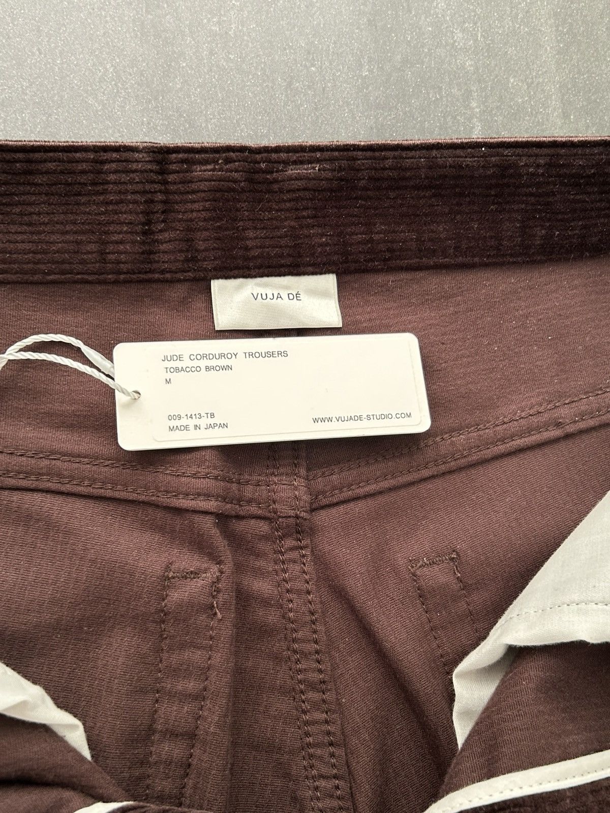 パンツ vujade 009 jude corduroy pants JUDE CORDUROY TROUSERS – VUJA DÉ