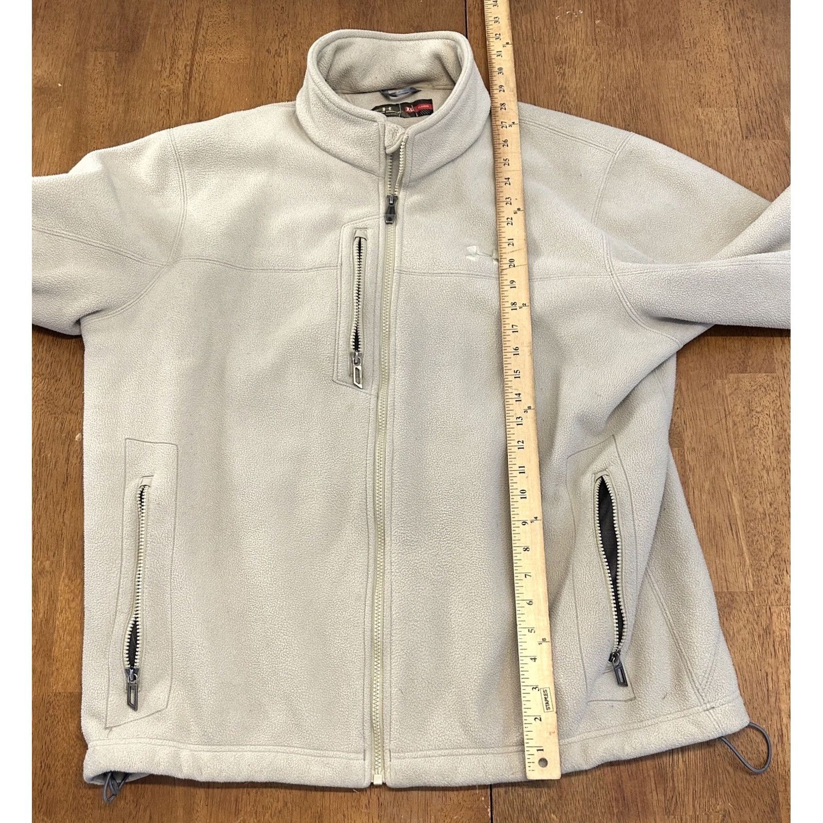 Under Armour Under Armour Jacket Fleece Full Zip Beige XL Mens Size US XL / EU 56 / 4 - 7 Thumbnail