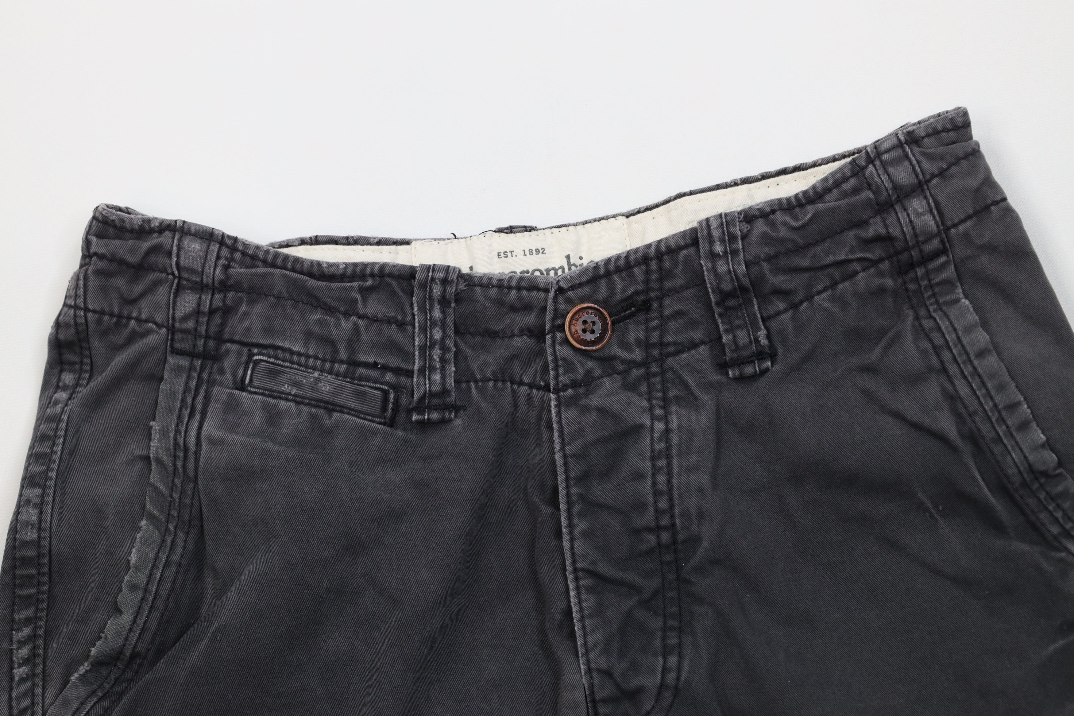 Abercrombie & Fitch Vintage 90s Y2K Abercrombie & Fitch Fly Heavyweight Shorts Size US 28 / EU 44 - 2 Thumbnail