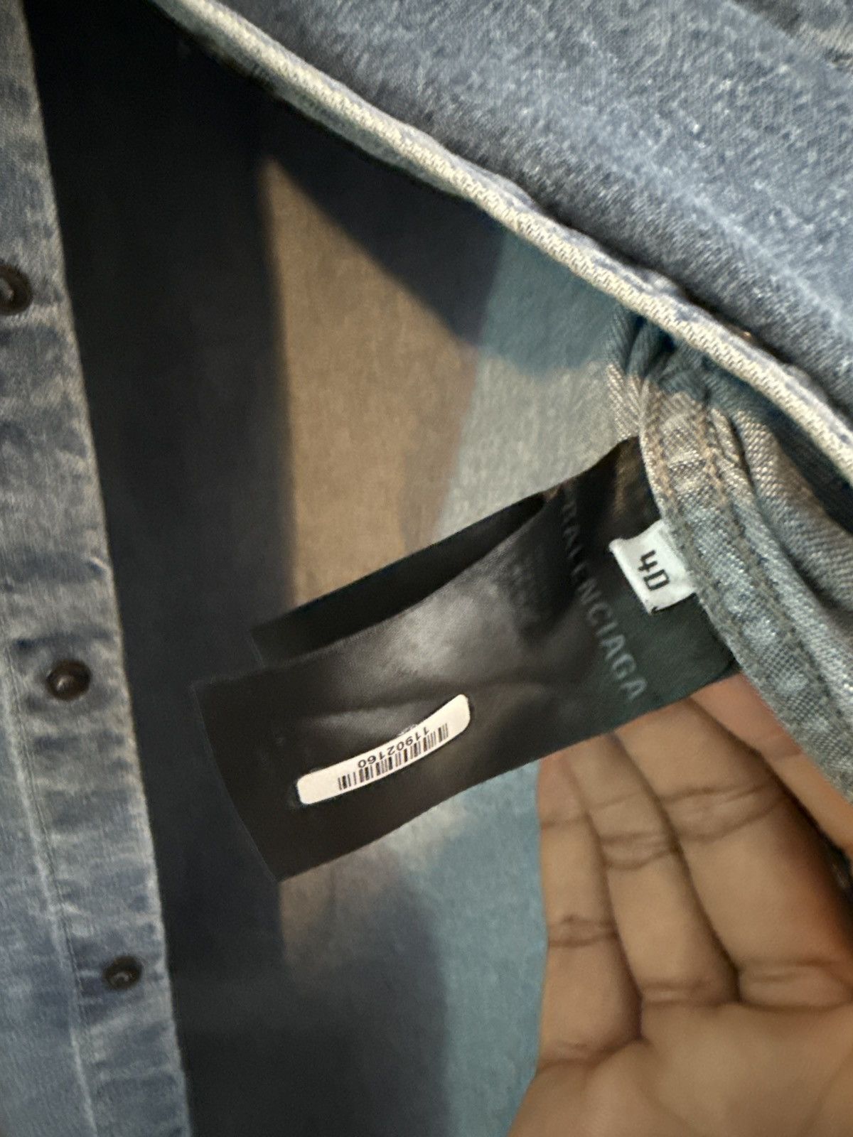 Balenciaga Balenciaga Oversized Denim Jacket Size US M / EU 48-50 / 2 - 6 Thumbnail