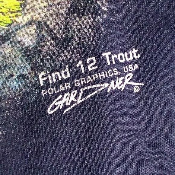Hanes Vintage Find 12 Rainbow Trout Fish Oregon Coast T-Shirt Size US L / EU 52-54 / 3 - 3 Thumbnail