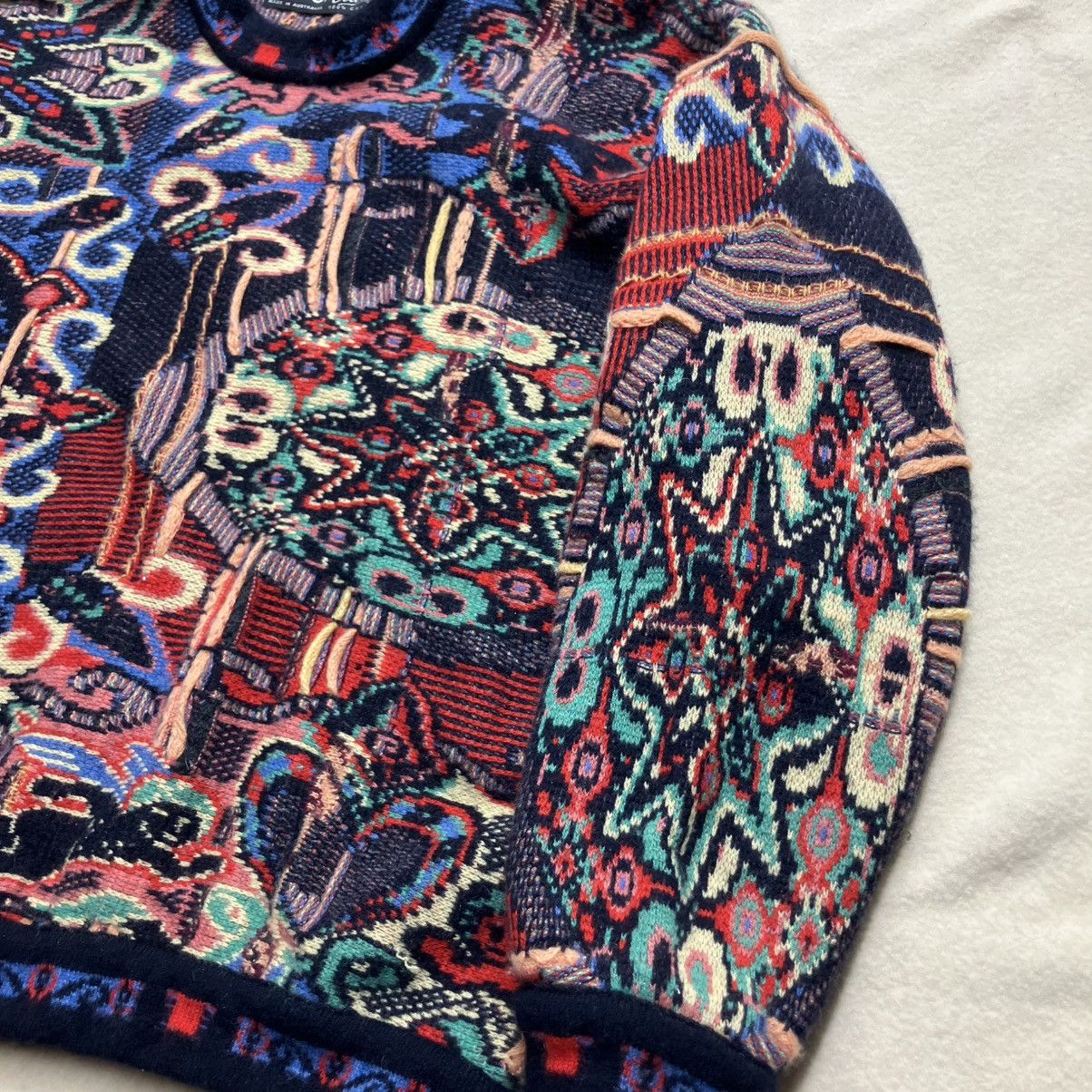 Coogi Vintage coogi cashmere textured knit sweater Size US L / EU 52-54 / 3 - 3 Thumbnail
