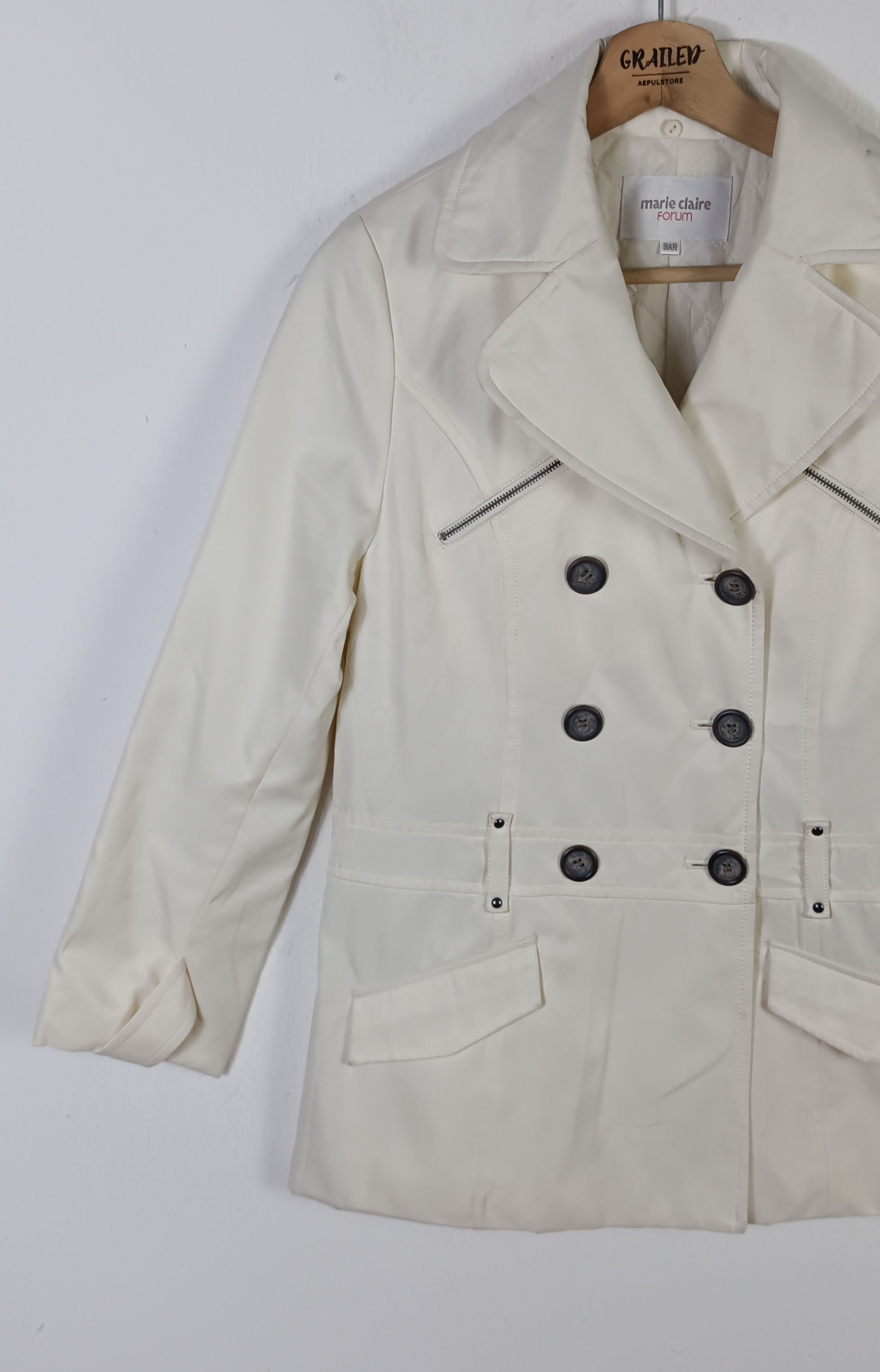 Designer Marie Claire Forum Double Breast Jacket Size S / US 4 / IT 40 - 4 Thumbnail