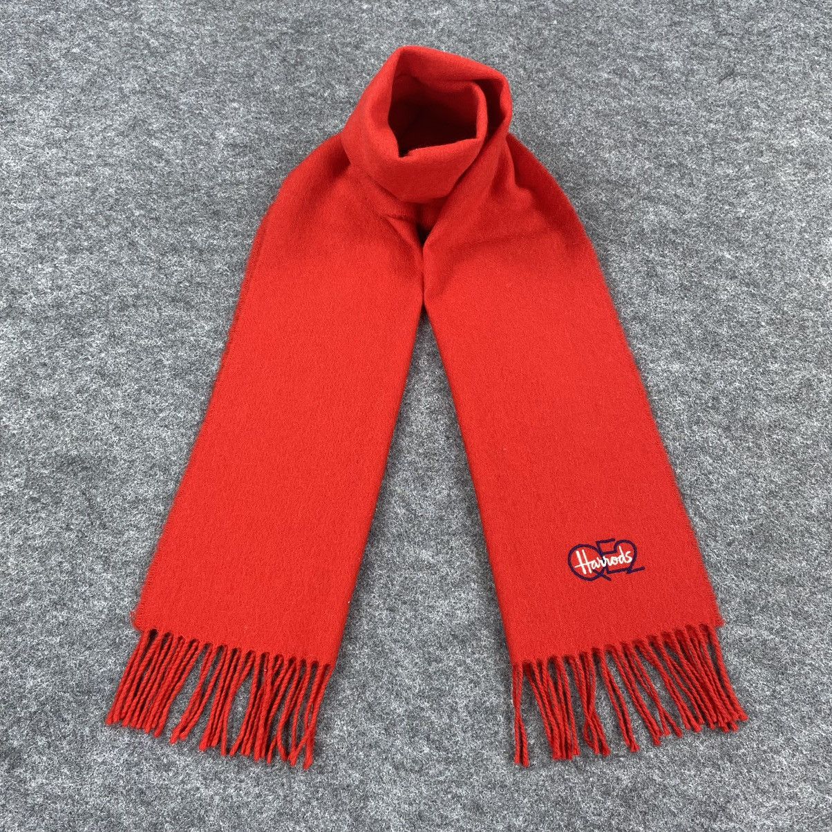 Harrods × Vintage Harrods Scarf # Muffler # Neckwear # D109 Size ONE SIZE - 1 Thumbnail