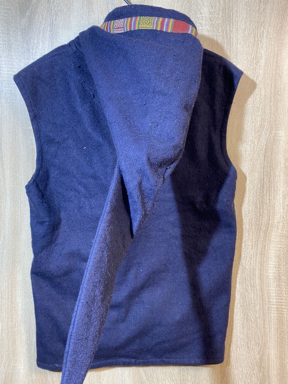 Designer × Vintage Vintage Wool vest made in Nepal women’s size L Size L / US 10 / IT 46 - 9 Thumbnail