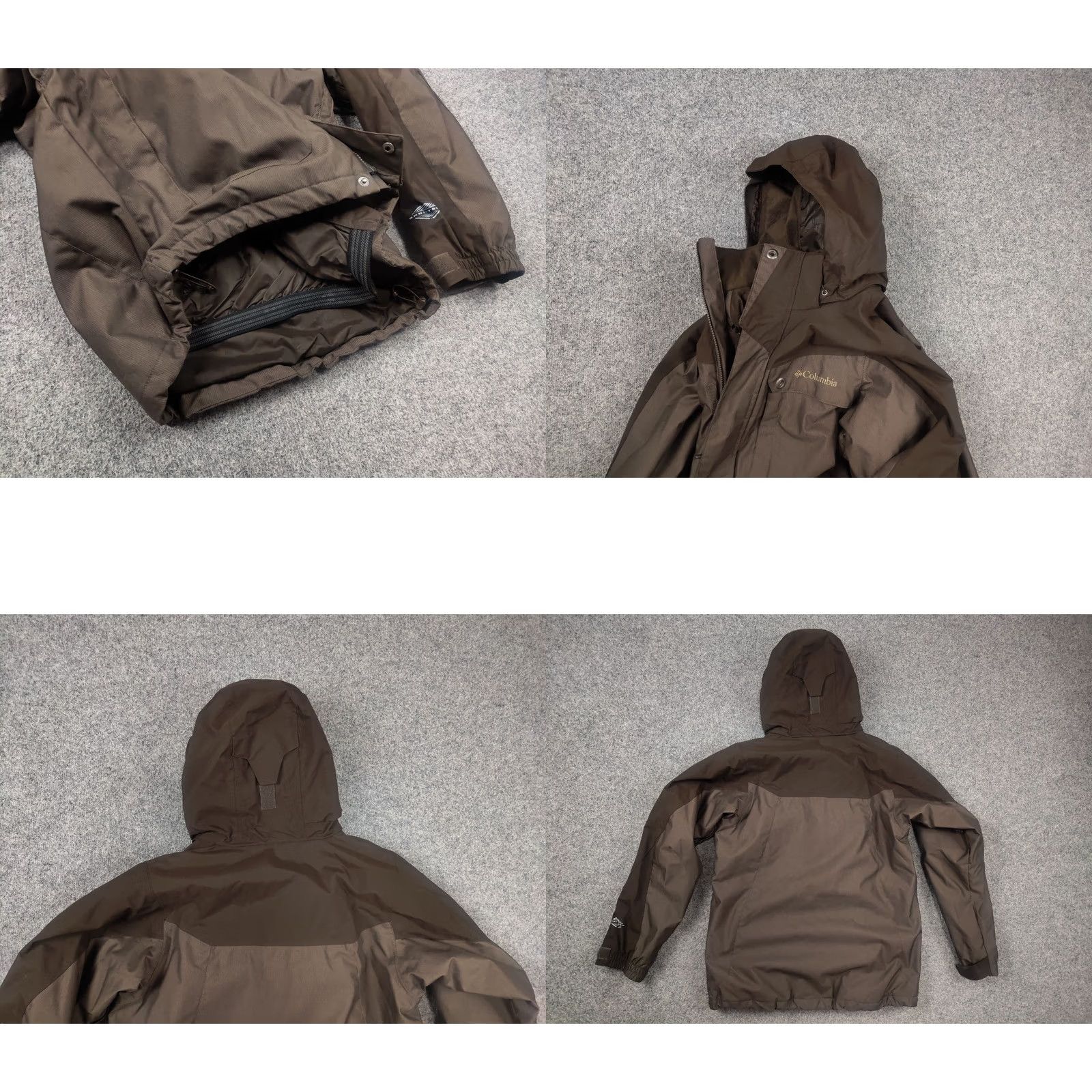 Logo 7 VINTAGE Columbia Timberline Jacket Brown Logo Zip Windbreaker Outdoor Mens M Brown 90s Era Size US M / EU 48-50 / 2 - 8 Thumbnail
