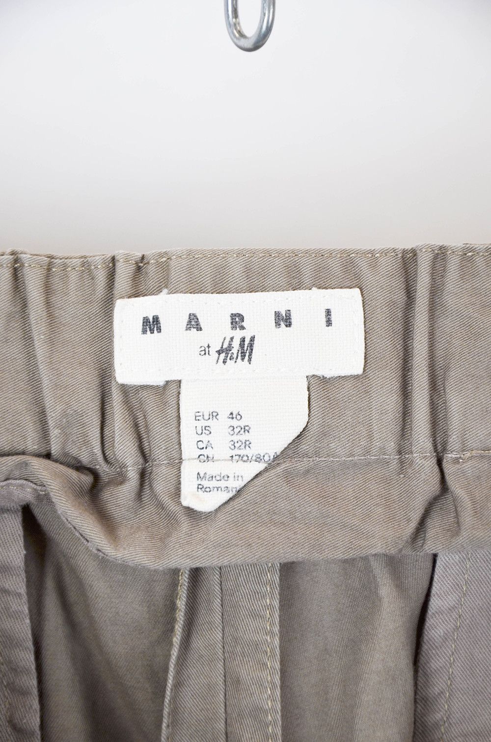 H&M × Marni MARNI x H&M Khaki Chinos Pants - EU46 Size 32" / US 10 / IT 46 - 8 Thumbnail