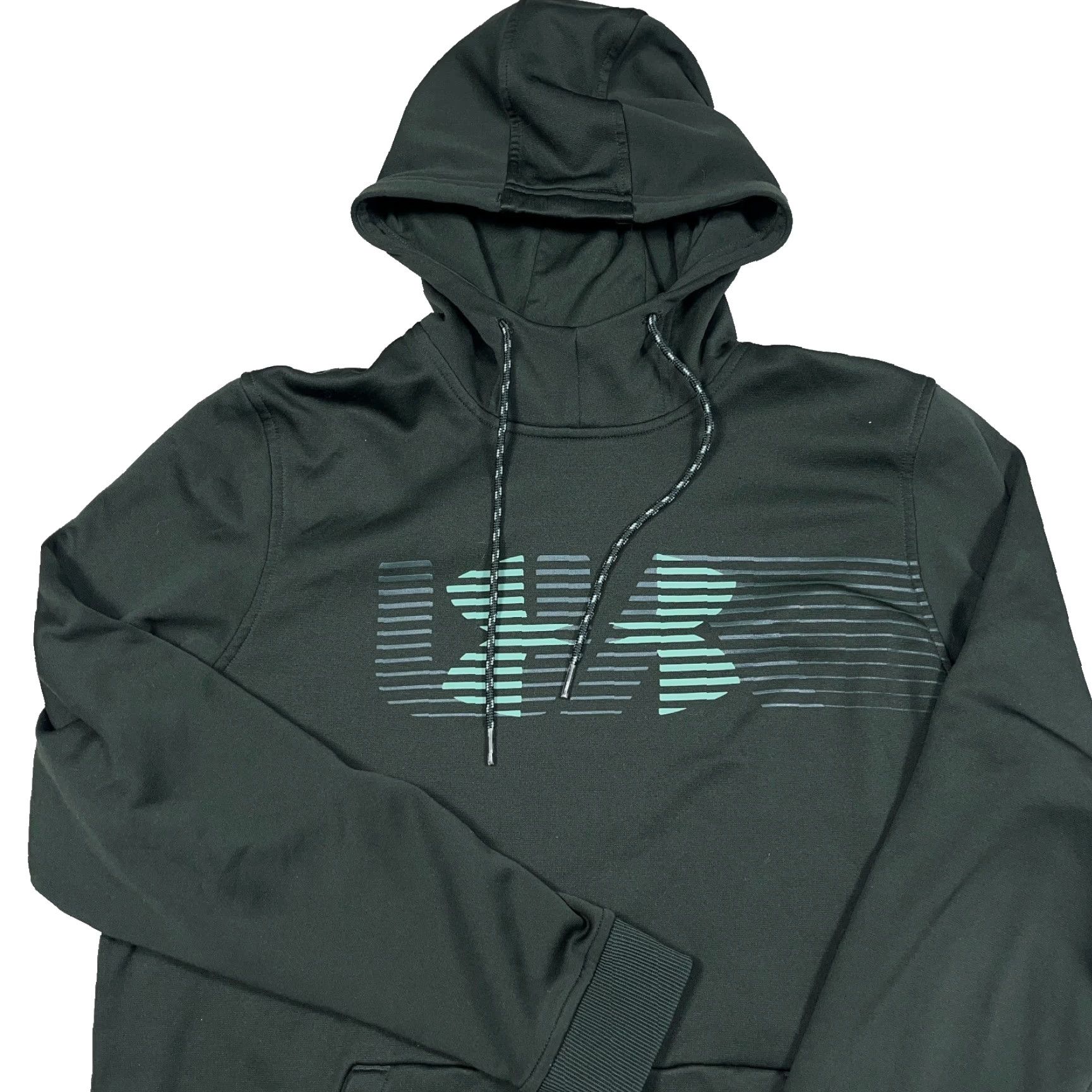 Under Armour Under Armour Hoodie Men Medium Green Loose Fit Cold Gear Sweatshirt Performance Size US M / EU 48-50 / 2 - 2 Thumbnail
