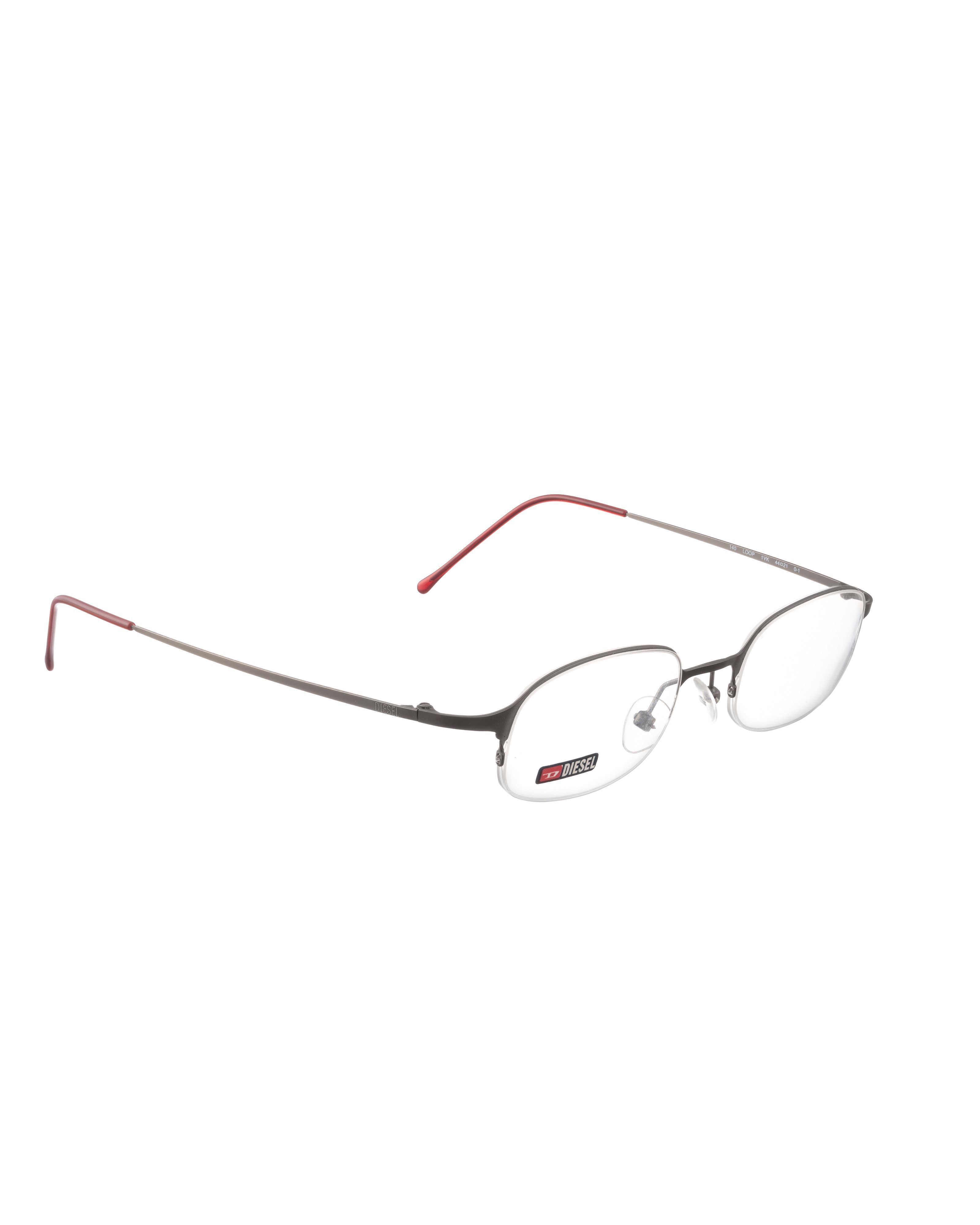 Diesel Diesel '00s Silver Half-Rim Mini Glasses Size ONE SIZE - 2 Thumbnail