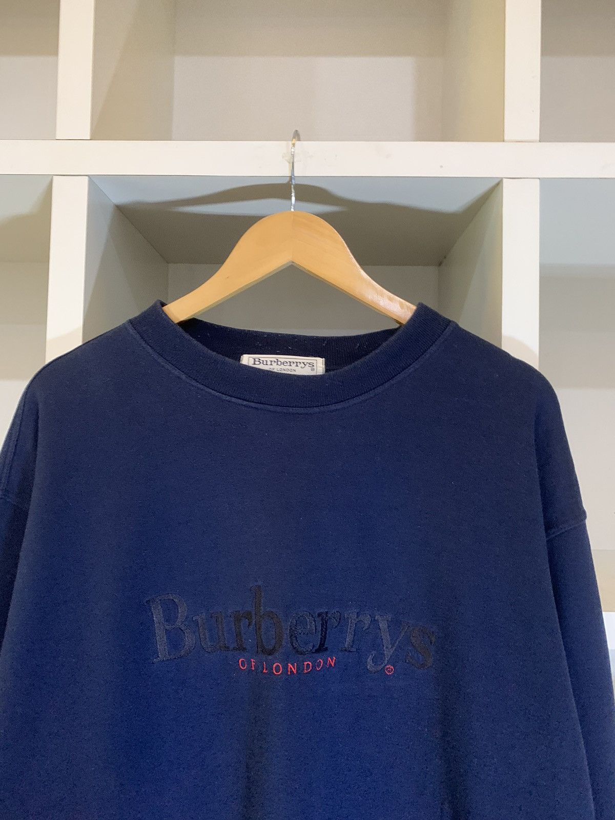 Burberry VINTAGE BURBERRYS EMBROIDERY LOGO SWEATER Size US L / EU 52-54 / 3 - 2 Thumbnail