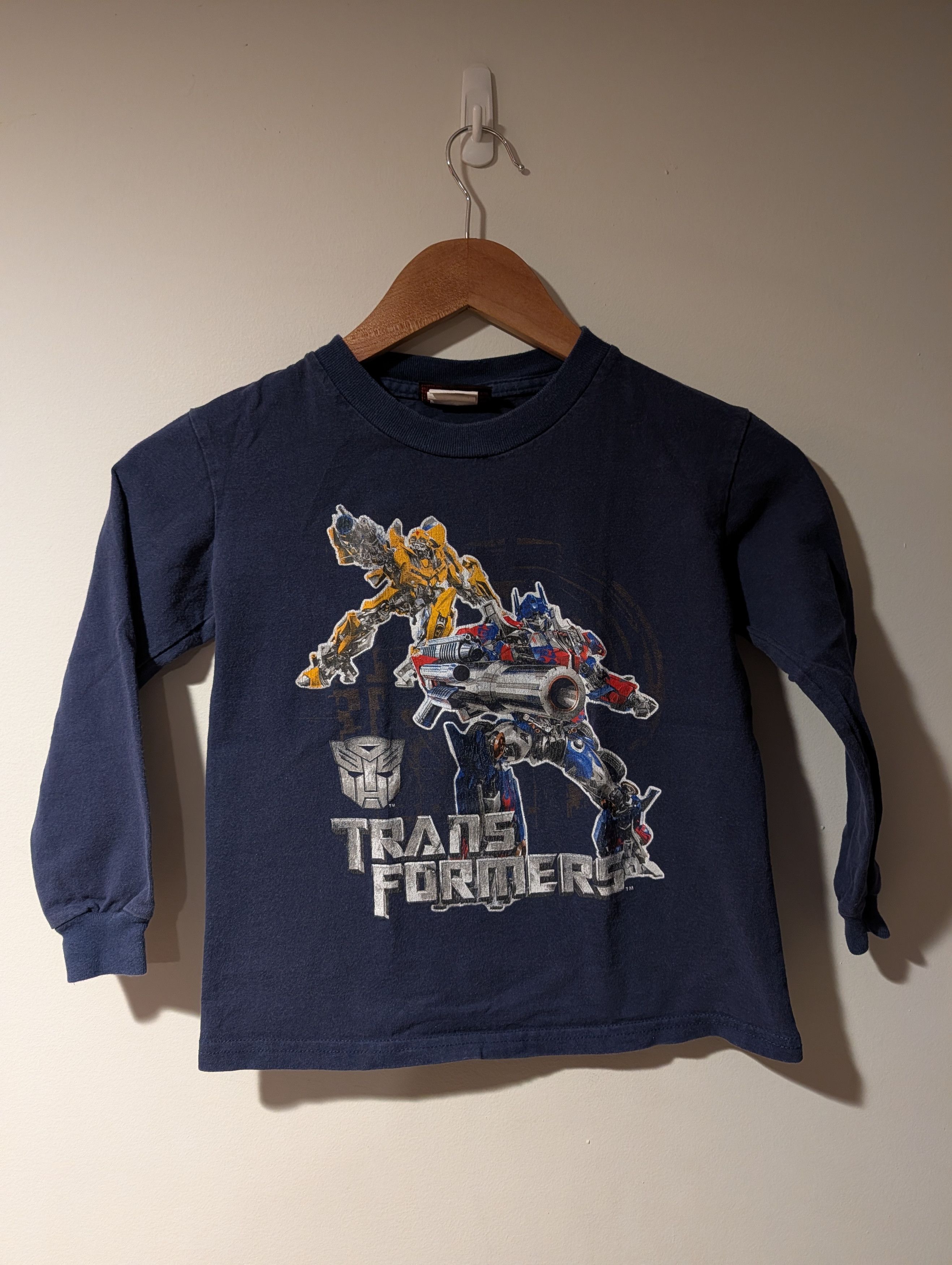 Transformers Vintage 2007 Transformers Optimus Prime Kids Long-Sleeve Size US L / EU 52-54 / 3 - 1 Thumbnail