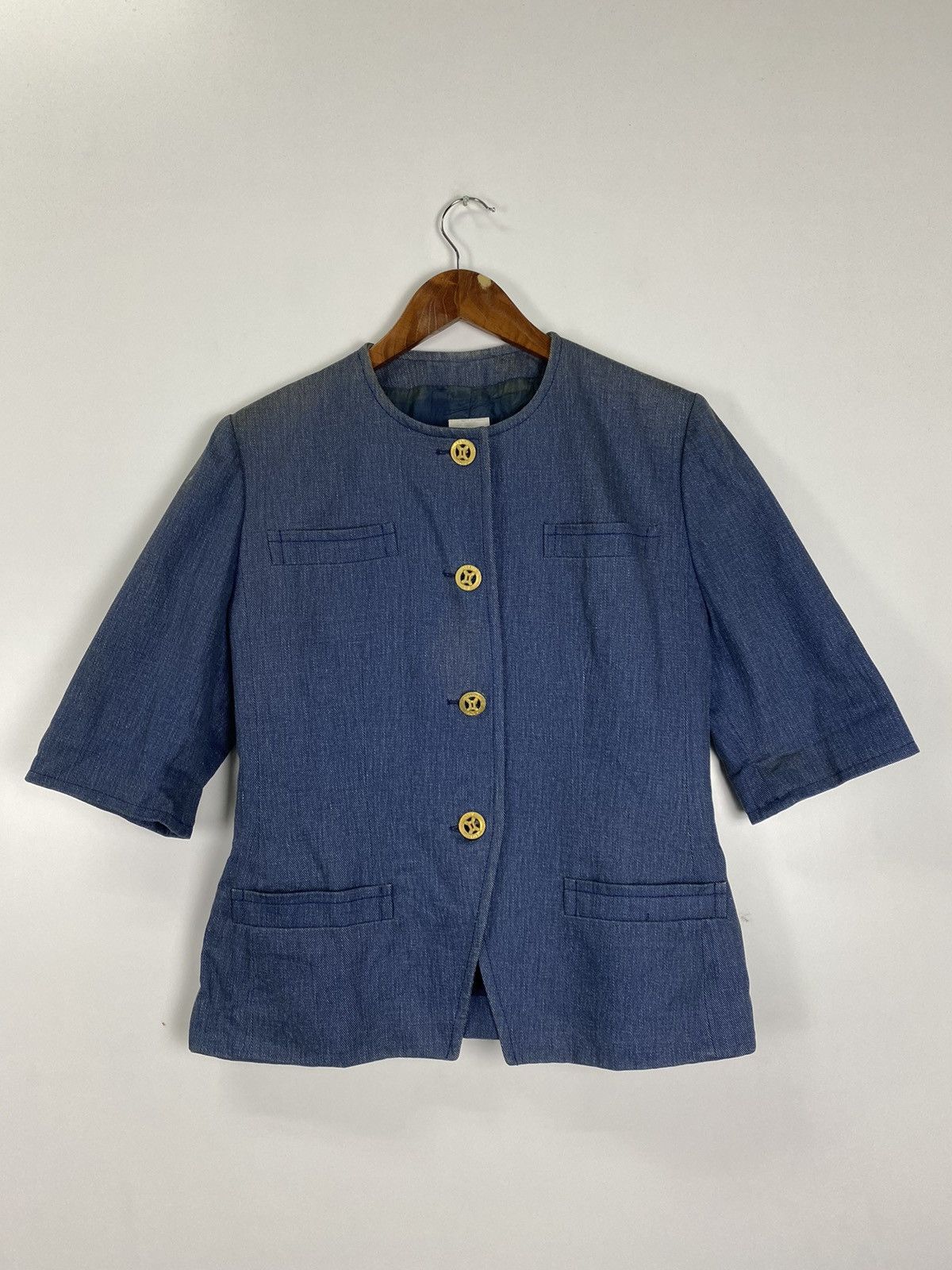 Celine × Vintage Vintage Celine Paris denim jacket Size M / US 6-8 / IT 42-44 - 10 Thumbnail