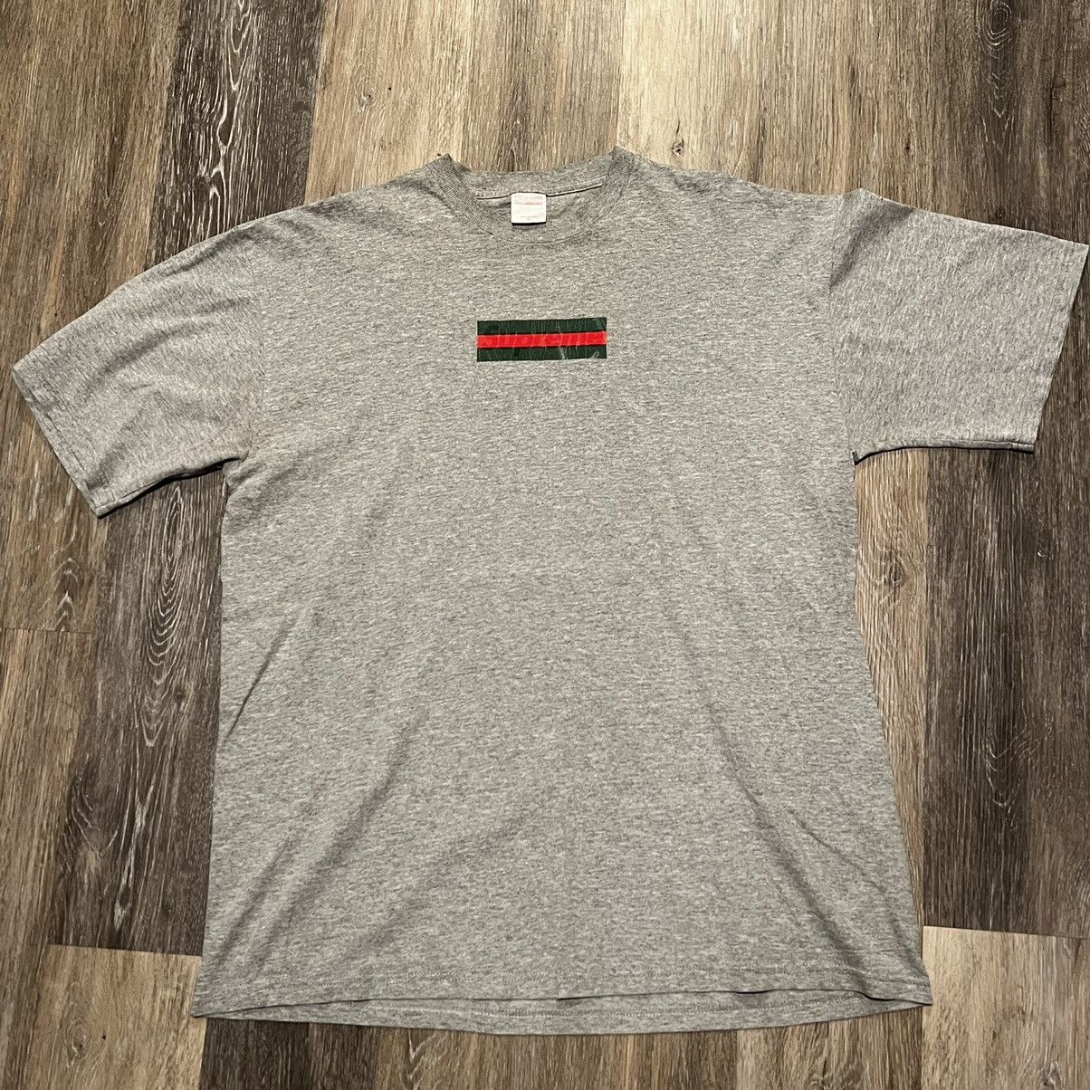 Supreme Supreme Gucci Box Logo Tee 2000 gucci bogo t shirt Size US XL / EU 56 / 4 - 19 Thumbnail
