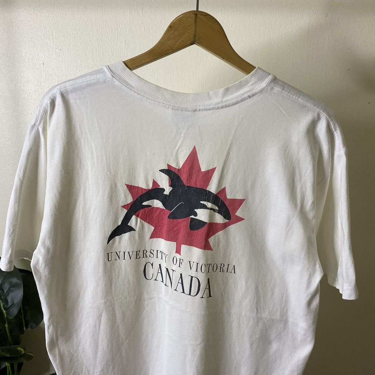 Vintage Vintage 2000s University of Victoria Canada Collegiate Tee Size US M / EU 48-50 / 2 - 2 Thumbnail